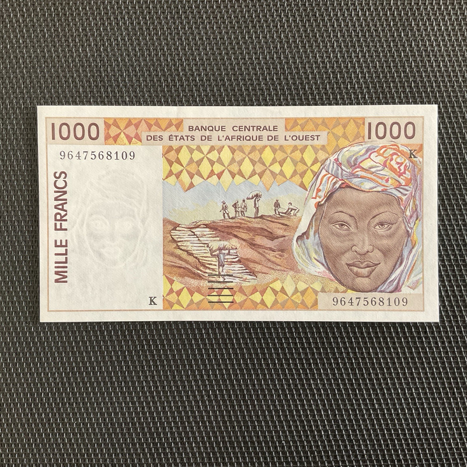 SÉNÉGAL: 1000 Francs 1996, BCEAO, Pick 711Kf, NEUF/UNC 🔥