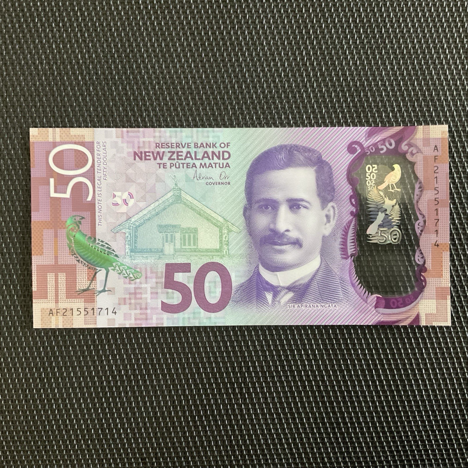 NOUVELLE ZÉLANDE: 50 Dollars 2021, Polymère, Pick 194c, NEUF/UNC 🔥