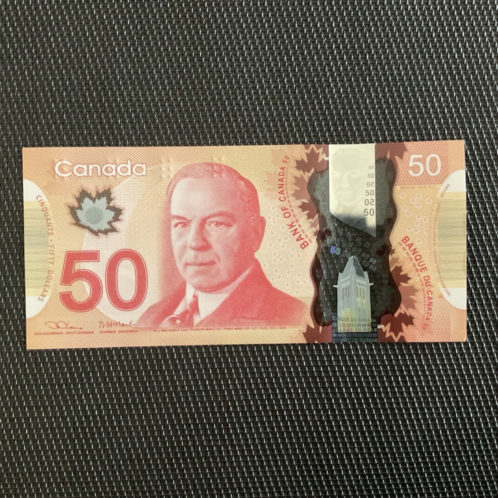 CANADA: 50 Dollars 2012, Polymère, Pick 109d, NEUF/UNC 🌐