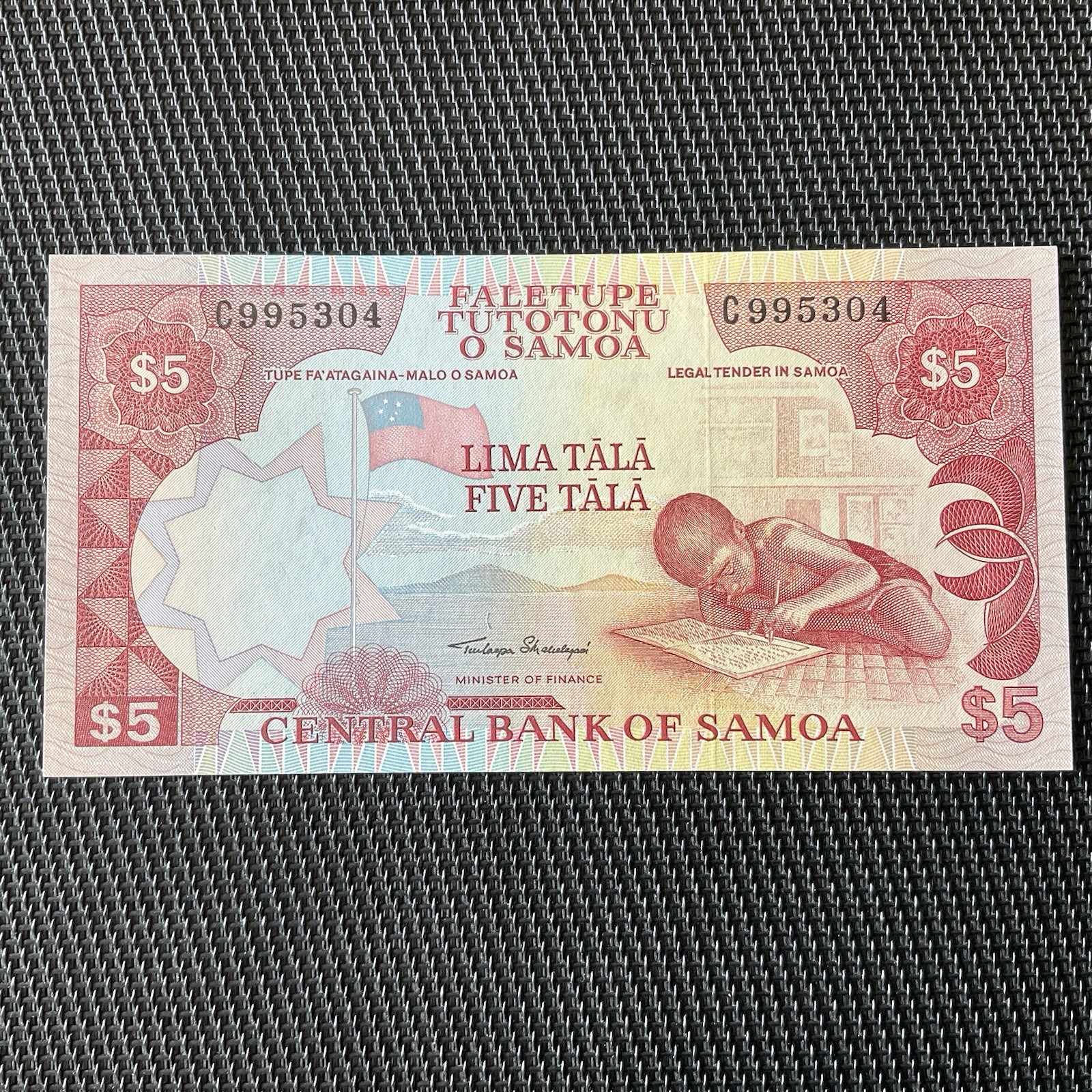 SAMOA: 5 Tala ND 1985, Pick 26, NEUF/UNC 🔥