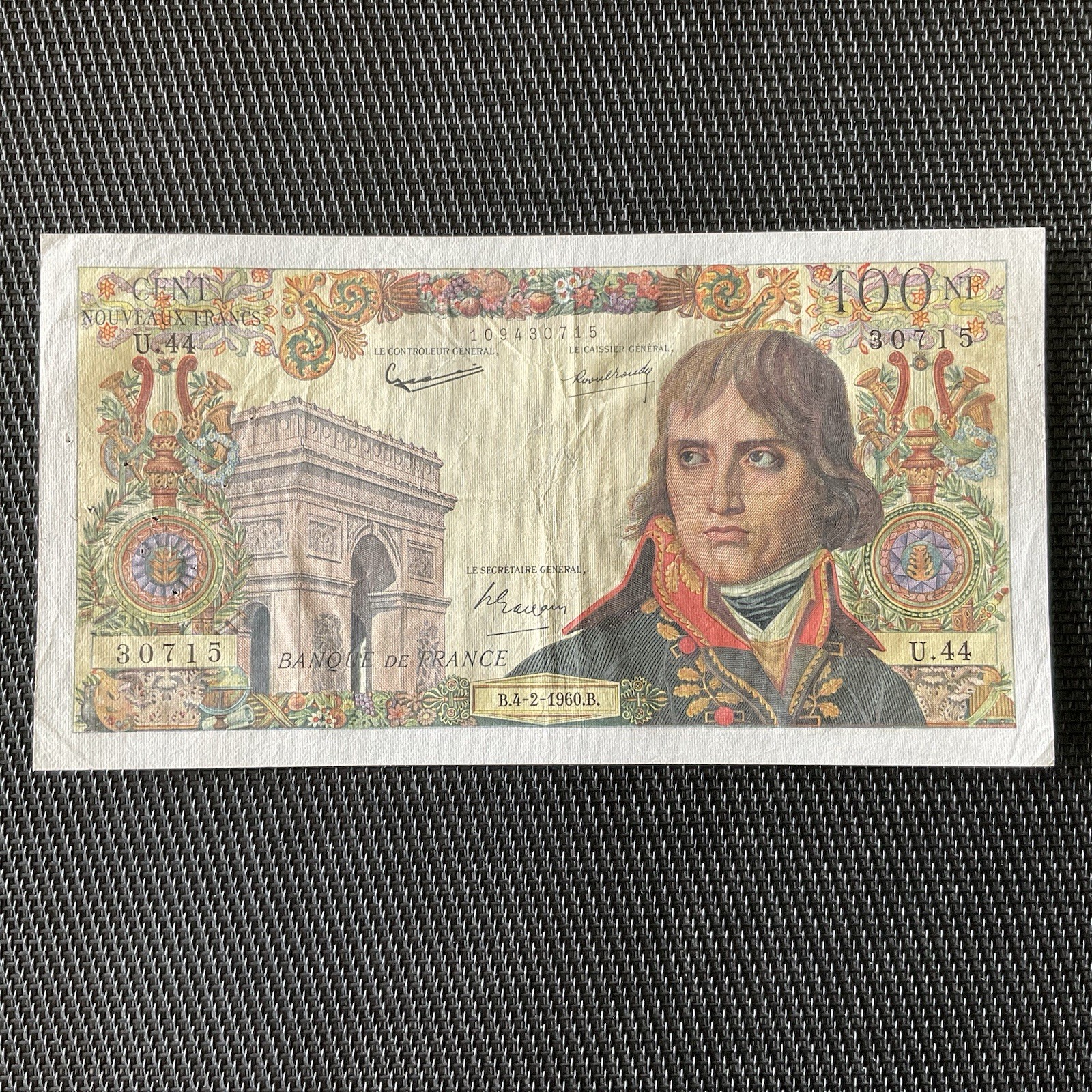 FRANCE: 100NF Bonaparte 04/02/1960, F59-05, Joli TTB/VF 🇫🇷