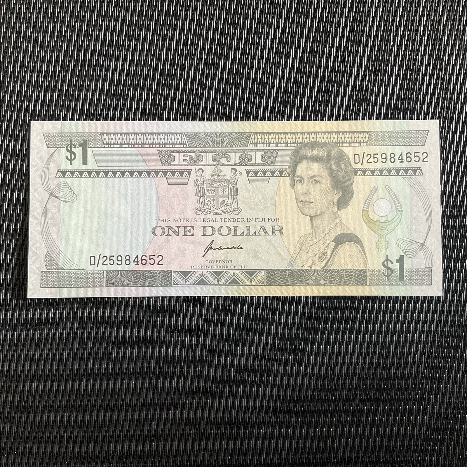 ÎLES FIDJI: 1 Dollar ND 1993, Pick 89a, NEUF/UNC 💥