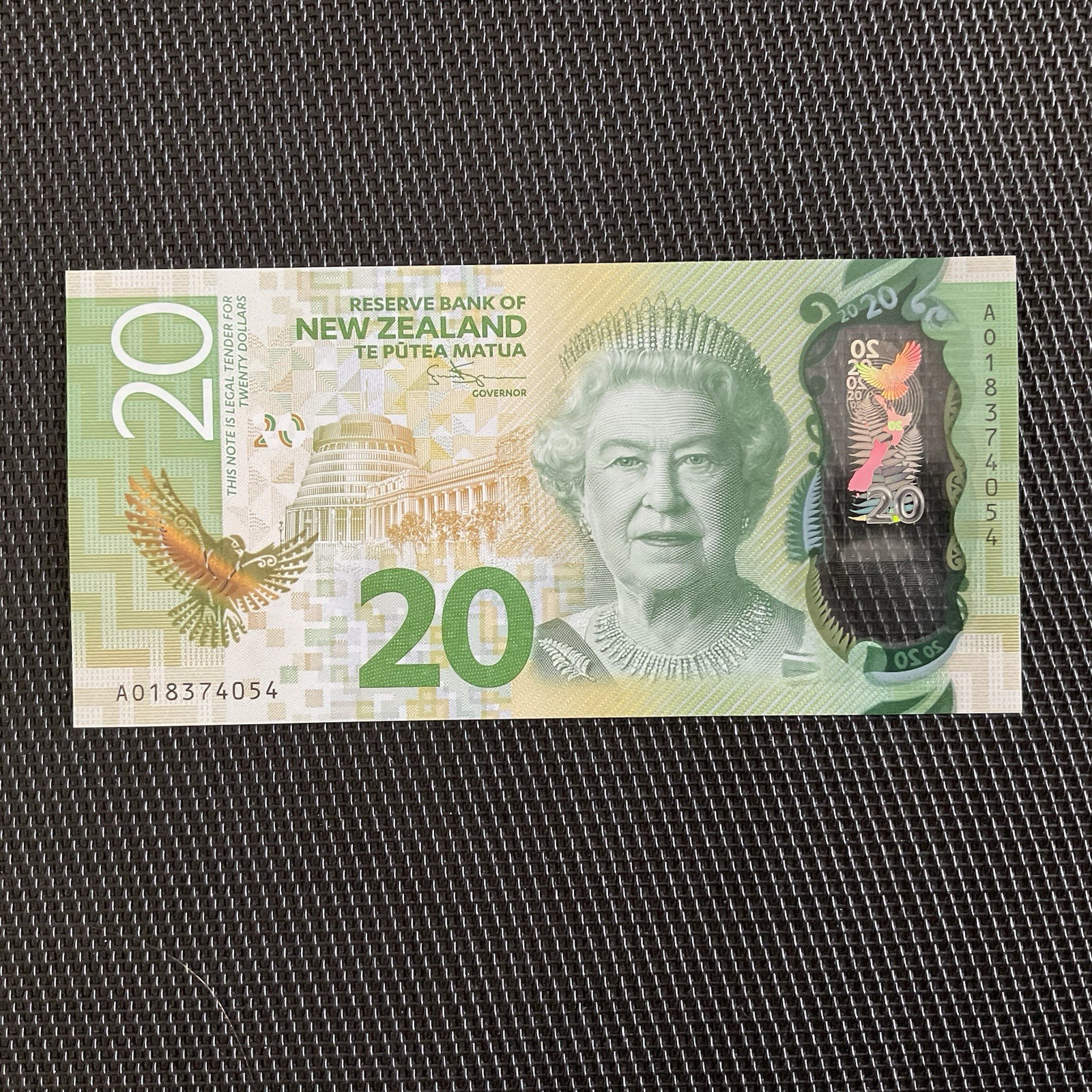 NOUVELLE ZÉLANDE: 20 Dollars 2018, Polymère, Pick 193b, NEUF/UNC 🌐
