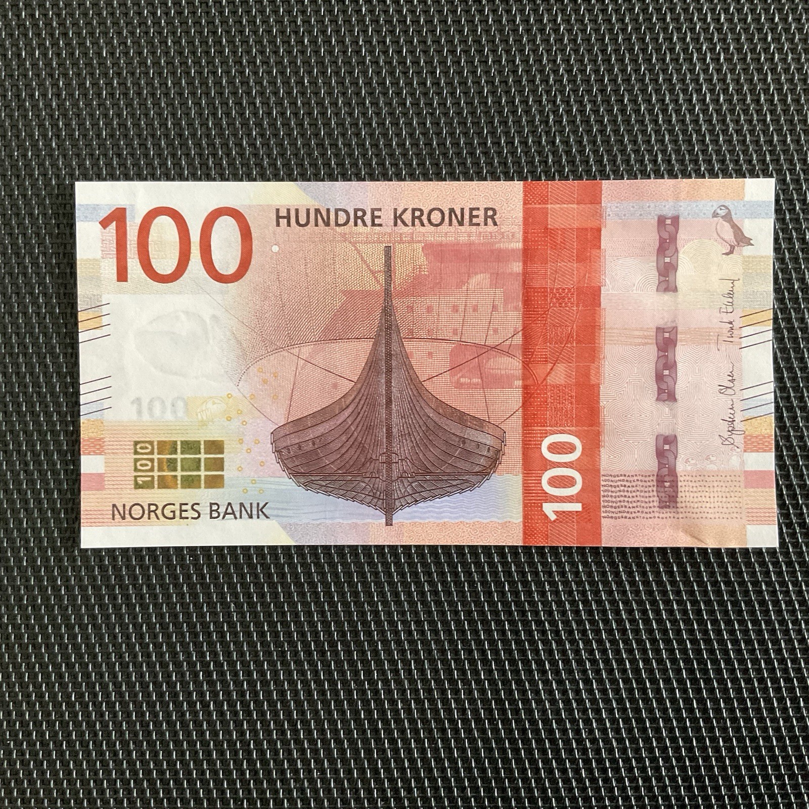 NORVÈGE: 100 Kroner 2016, Pick 54, NEUF/UNC 💥