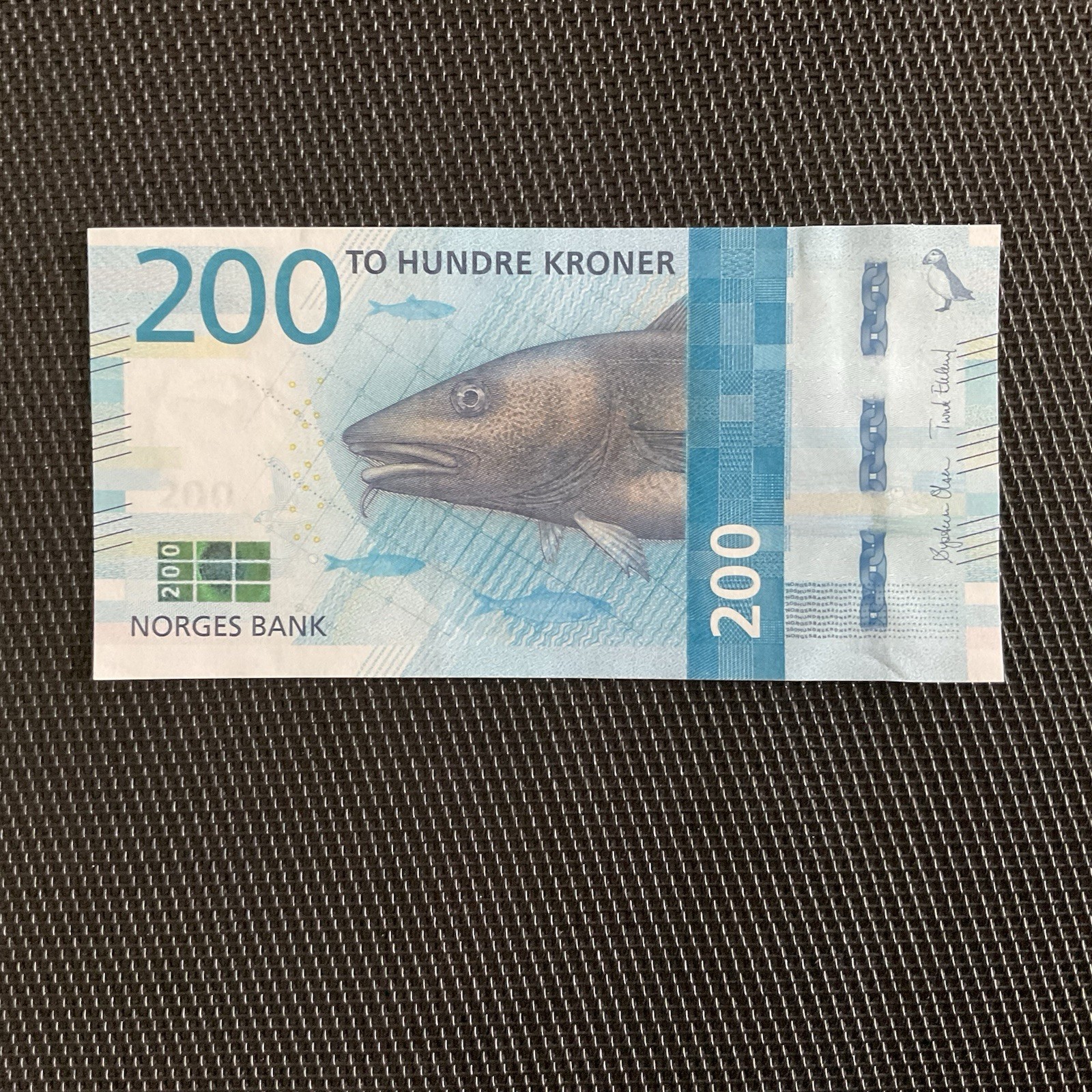 NORVÈGE: 200 Kroner 2016, Pick 55, NEUF/UNC 💥