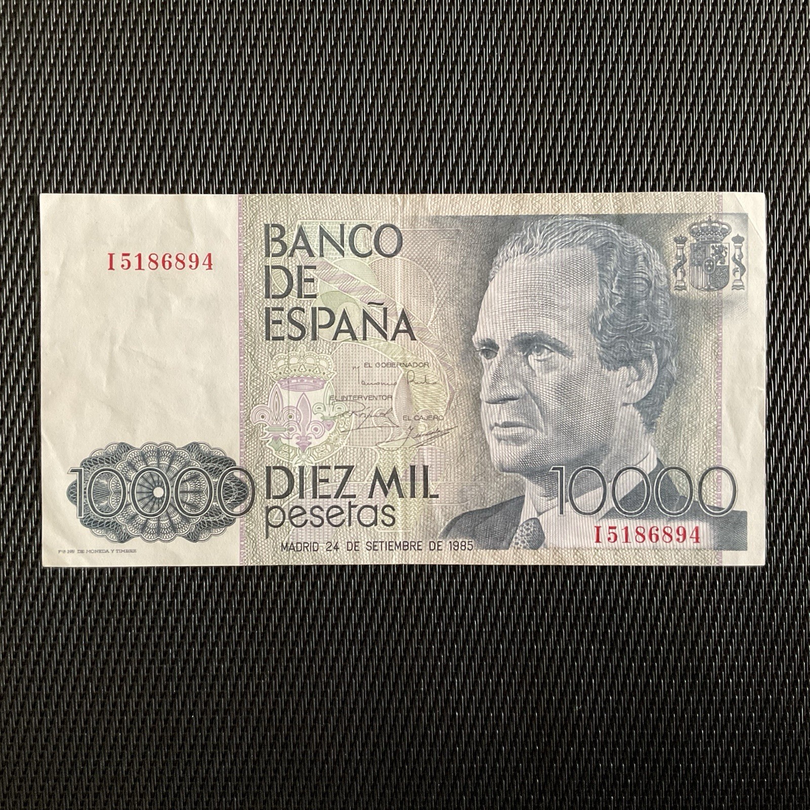 ESPAGNE: 10 000 Pesetas 24/09/1985, Pick 151, Joli SUP/XF 🔥
