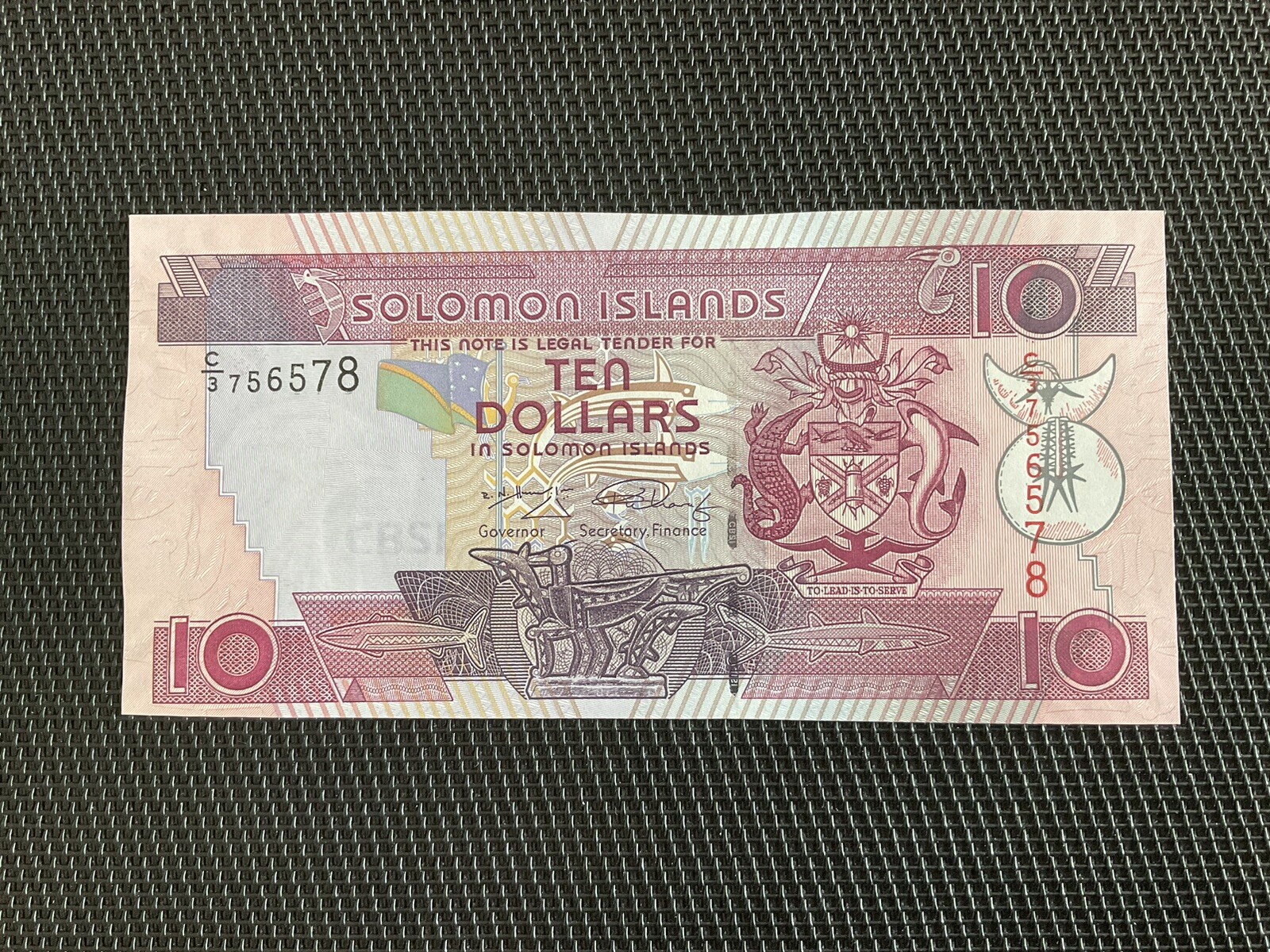 ILES SALOMON: 10 Dollars 2013, Pick 33, NEUF/UNC 💥