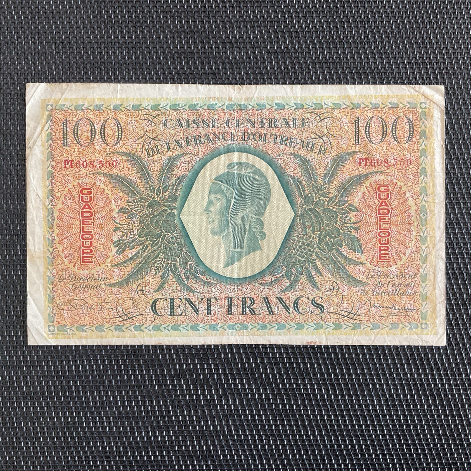 GUADELOUPE: 100 Francs 02/02/1944, CCFOM, Pick 29, Joli TB/F 🇫🇷