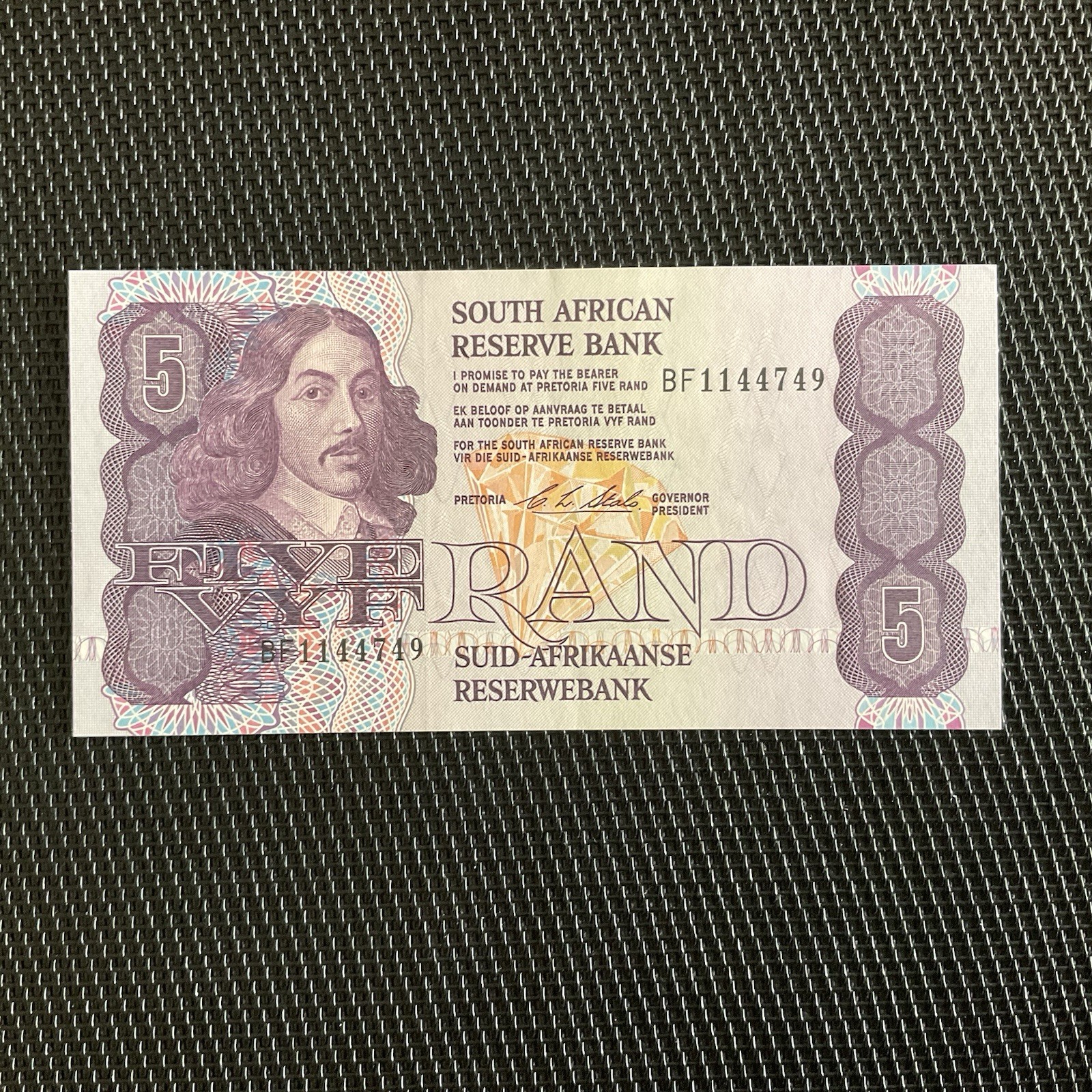 AFRIQUE DU SUD: 5 Rand 1978/94, Pick 119e, NEUF/UNC 🔥