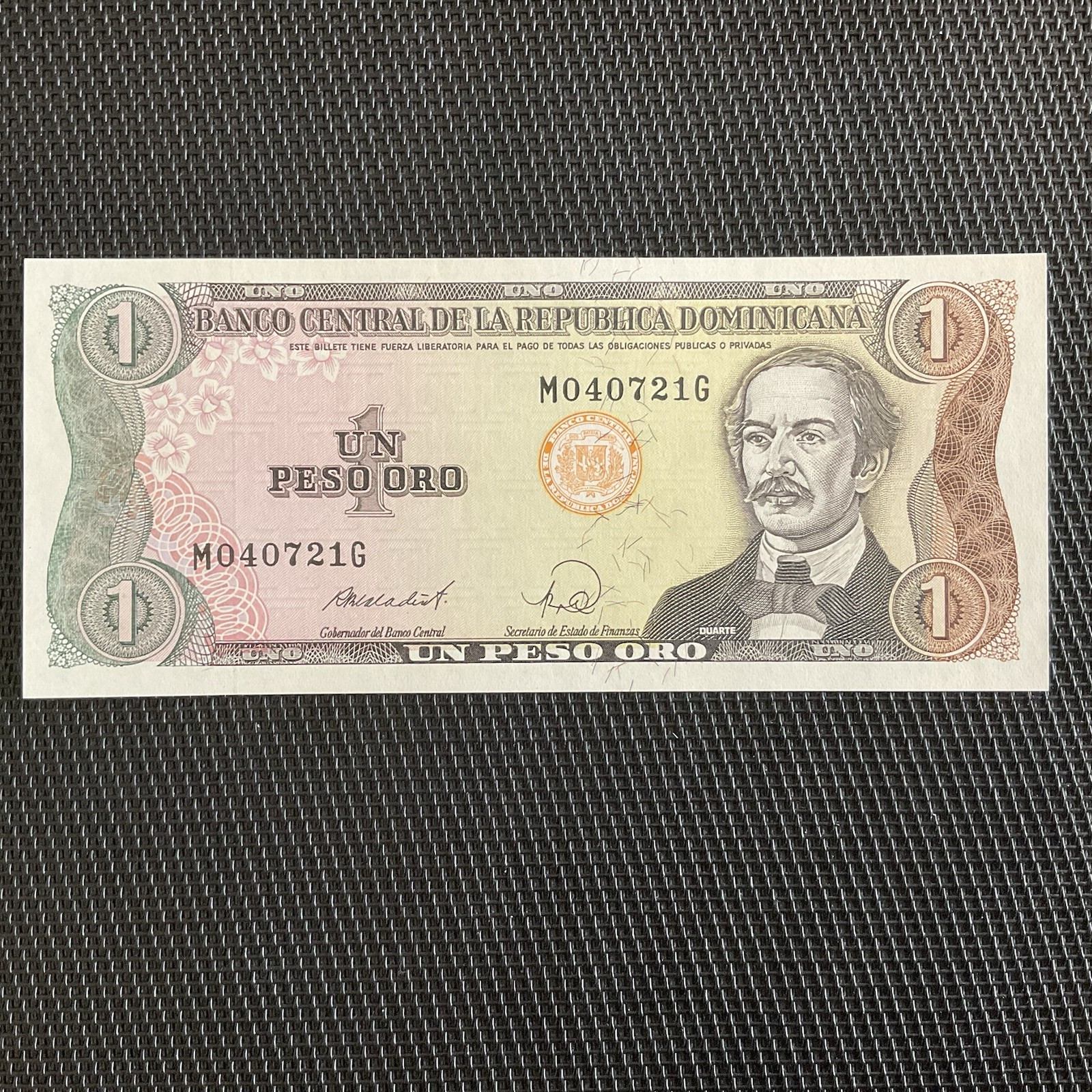 RÉP. DOMINICAINE: 1 Peso Oro 1984/88, Pick 126c, NEUF/UNC 💥