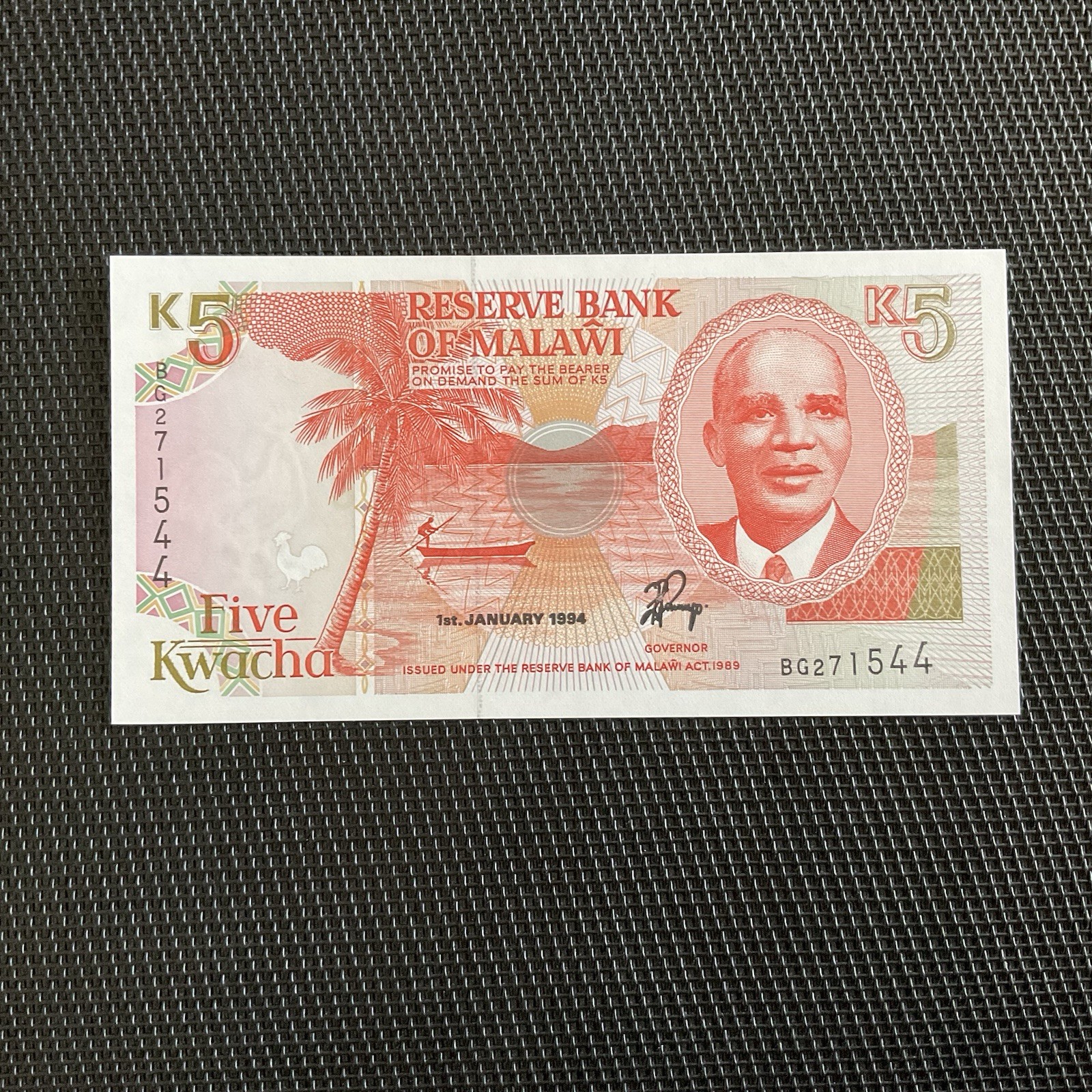 MALAWI: 5 Kwatcha 01/01/1994, Pick 24b, NEUF/UNC 💥