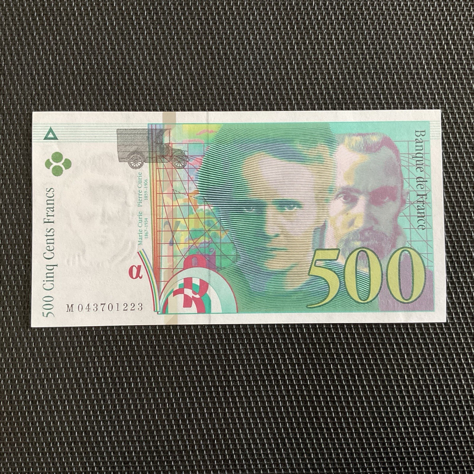 FRANCE: 500 Francs Curie 2000, + rare, F76-05, NEUF/UNC 🇫🇷
