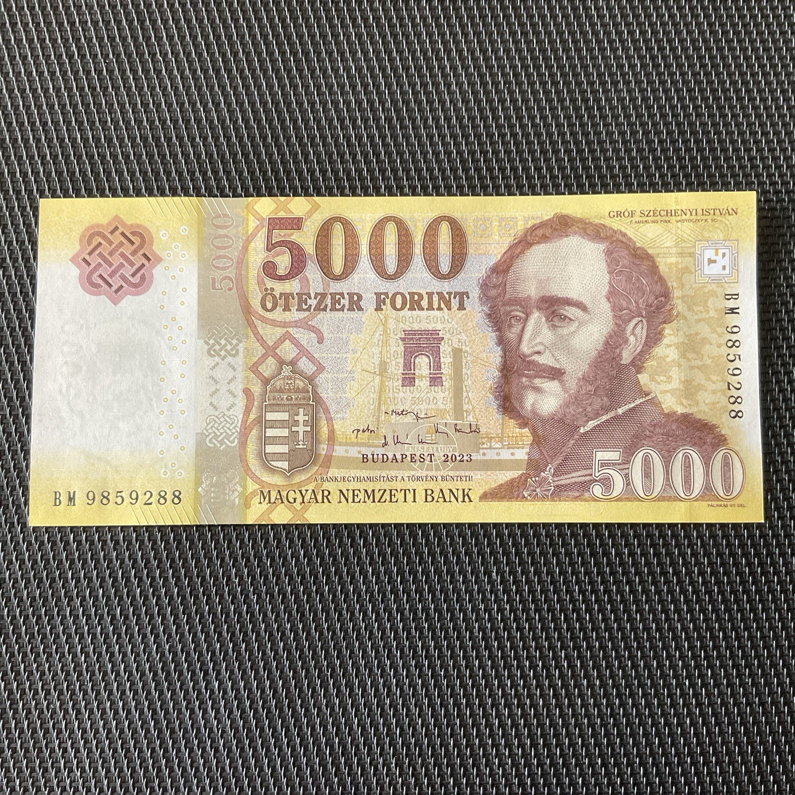 HONGRIE: 5000 Forint 2023, Pick 205d, NEUF/UNC 💥