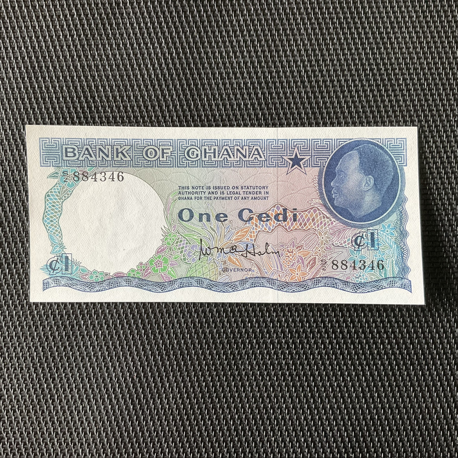 GHANA: 1 Cedi ND 1965, Pick 5a, NEUF/UNC 💥