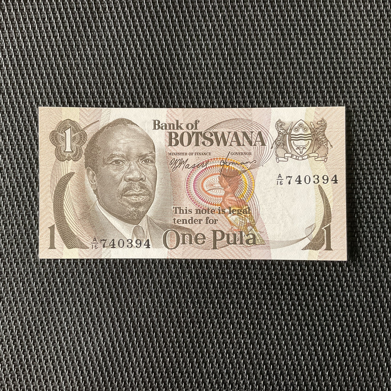 BOTSWANA: 1 Pula ND 1976, Pick 1, NEUF/UNC 🔥