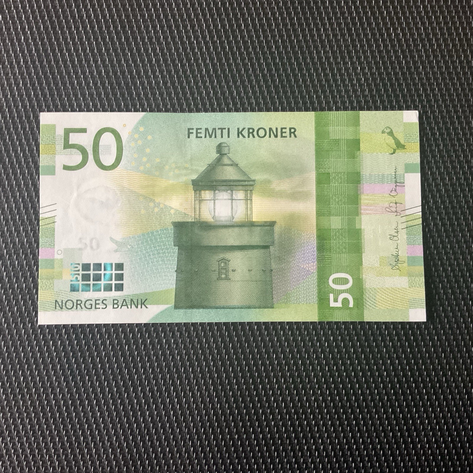 NORVÈGE: 50 Kroner 2017, Pick 53, NEUF/UNC 💥