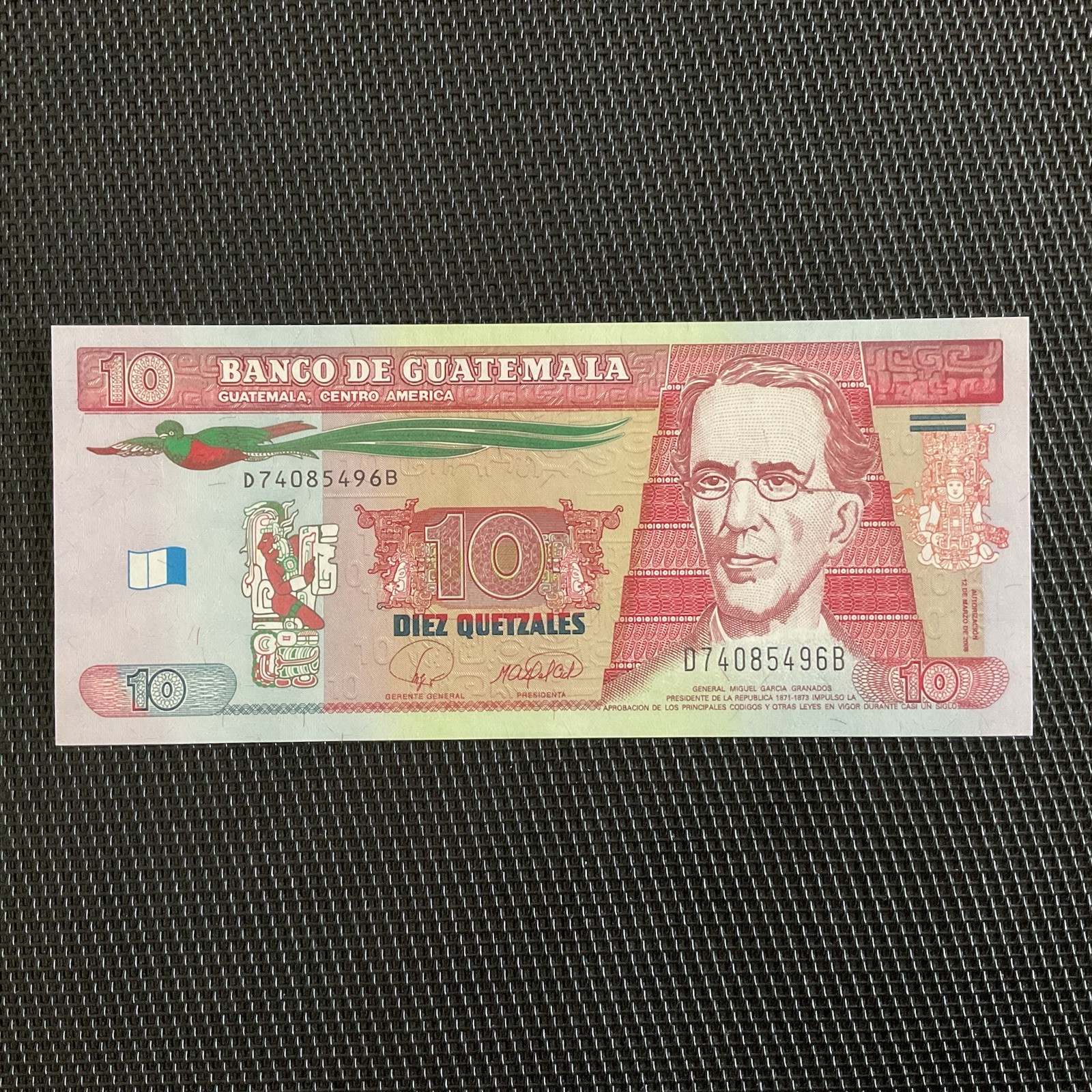 GUATEMALA: 10 Quetzales 1988, Pick 117, NEUF/UNC 🔥