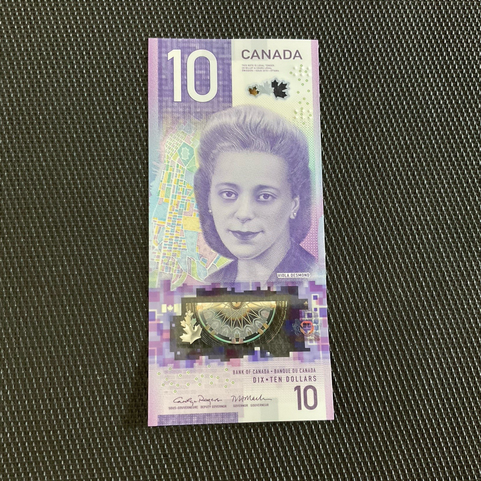 CANADA: 10 Dollars 2018, Commémoratif Polymère, Pick 113c, NEUF/UNC 🔥