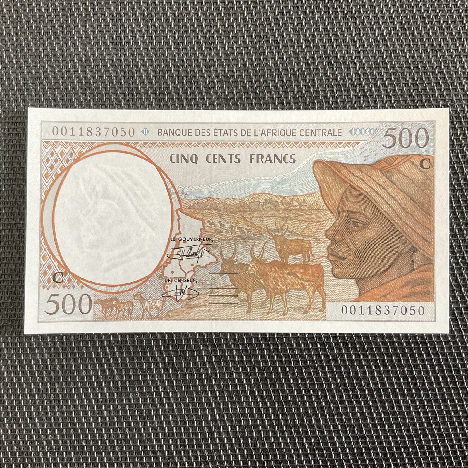 RÉP. DU CONGO: 500 Francs 2000, BEAC, Pick 101Cg, NEUF/UNC 🌐