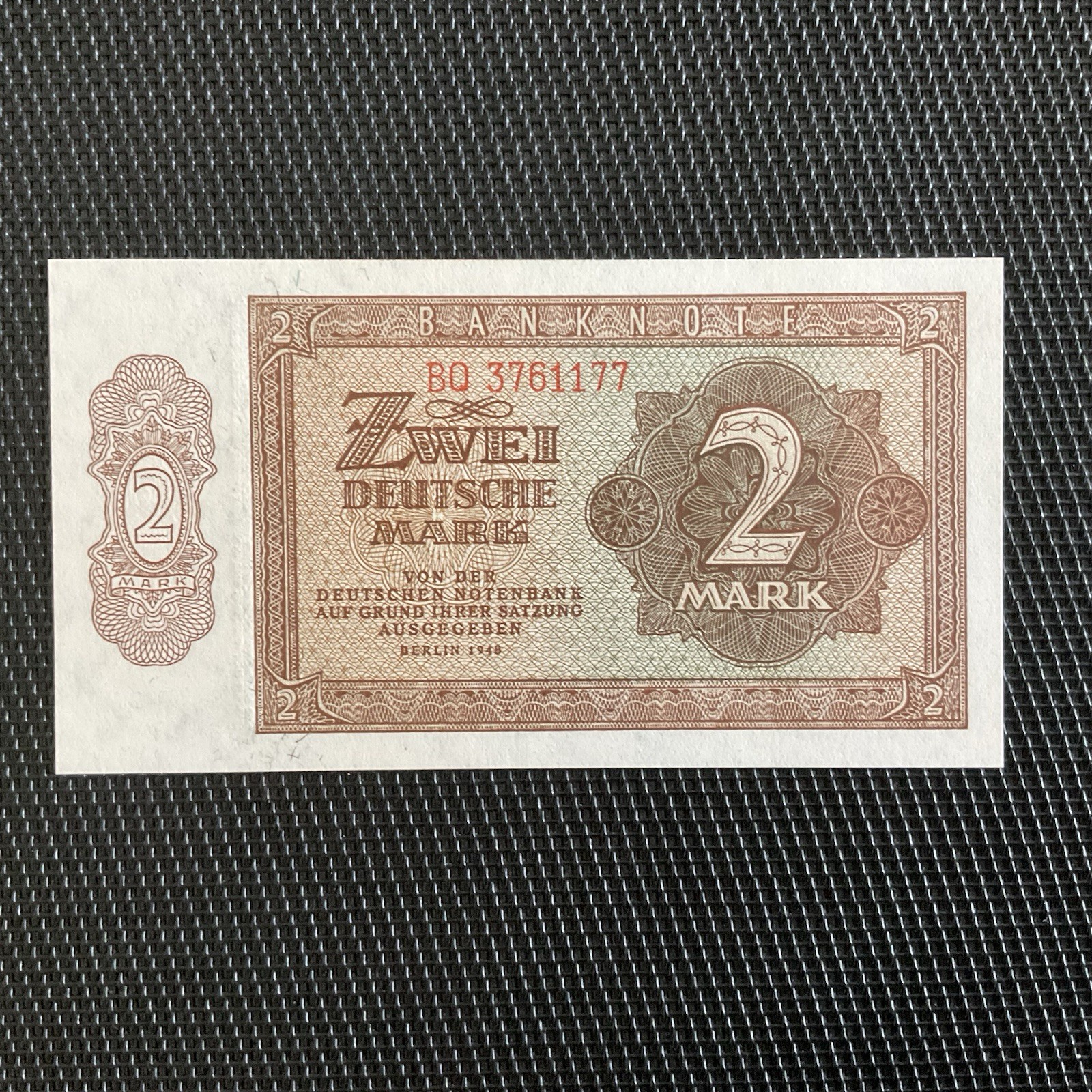 ALLEMAGNE DE L’EST: 2 Deutsche Mark 1948, Pick 10b, NEUF/UNC 🔥