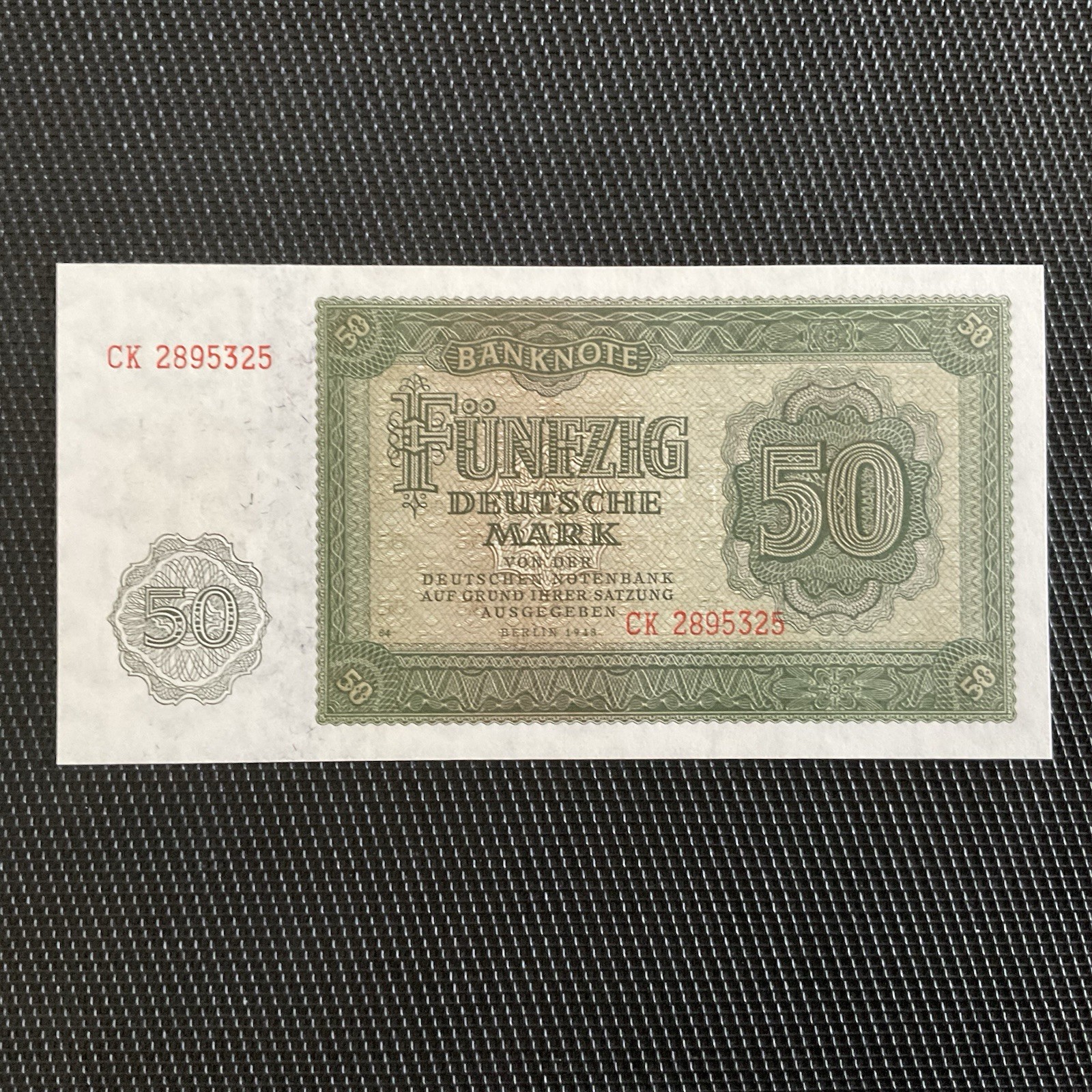 ALLEMAGNE DE L’EST: 50 Deutsche Mark 1948, Pick 14b, NEUF/UNC 💥