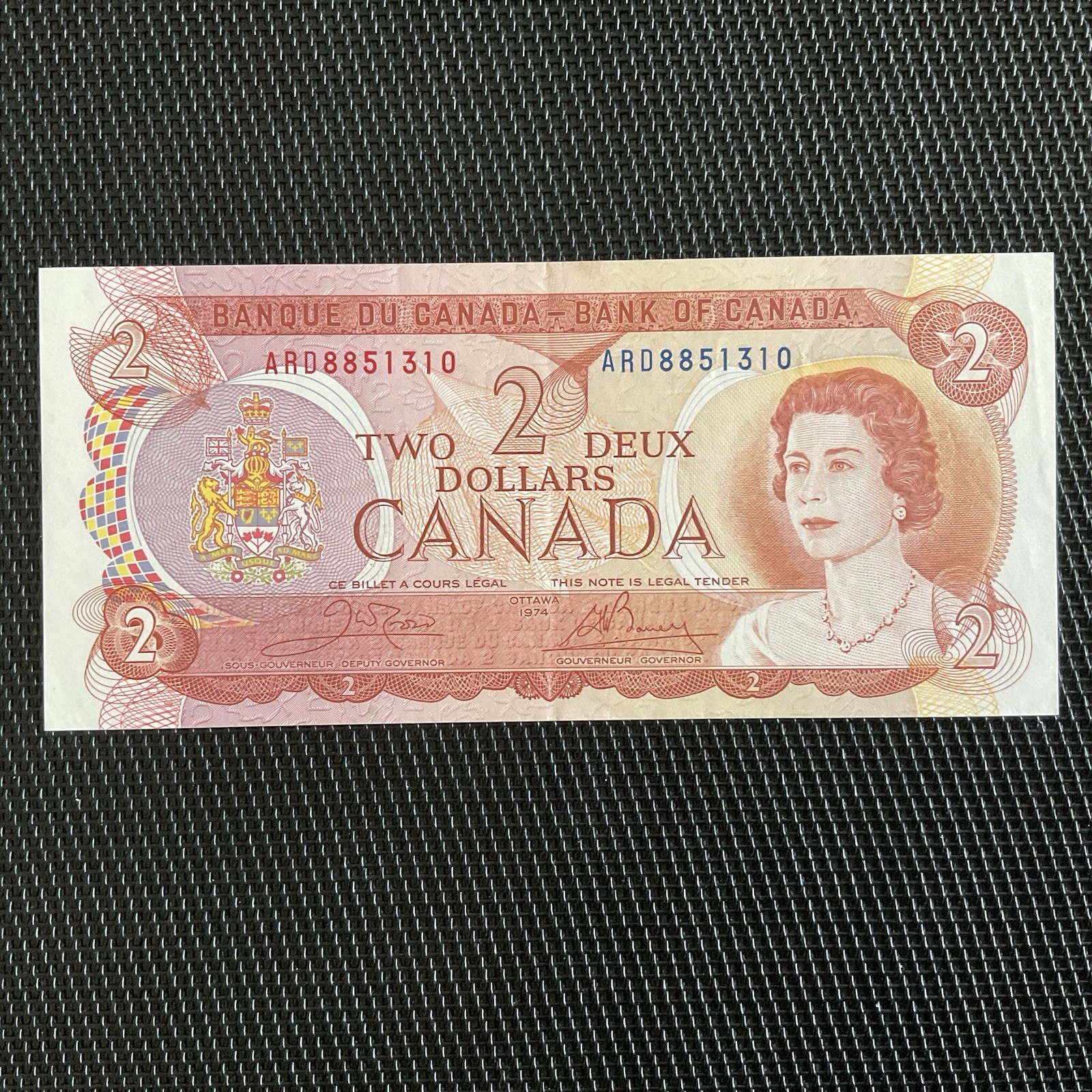 CANADA: 2 Dollars 1974, Pick 86b, SPL/AU 🔥