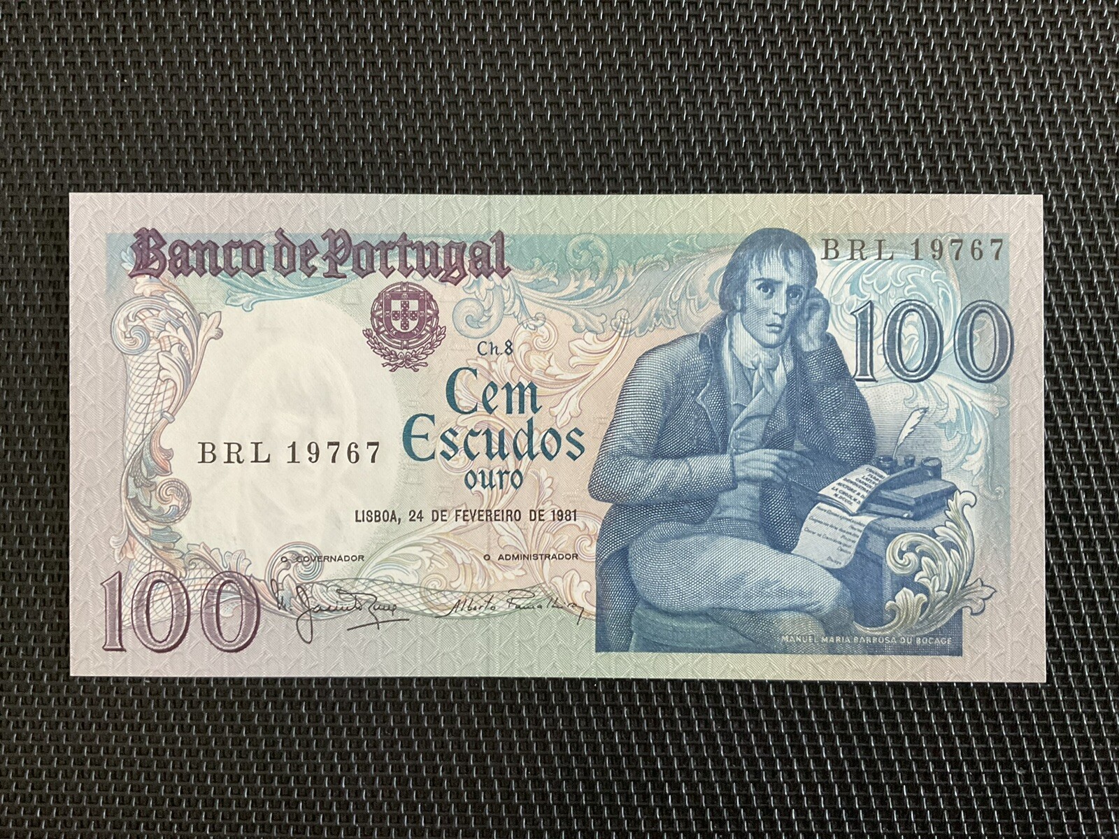 PORTUGAL: 100 Escudos 24/02/1981, Pick 178b, NEUF/UNC 💥