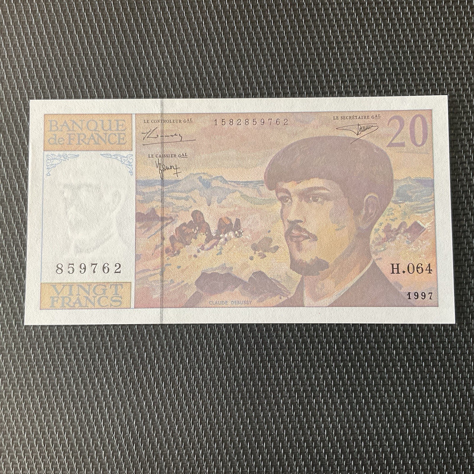 FRANCE: 20 Francs Debussy 1997, F66ter-02 64, NEUF/UNC 🇫🇷