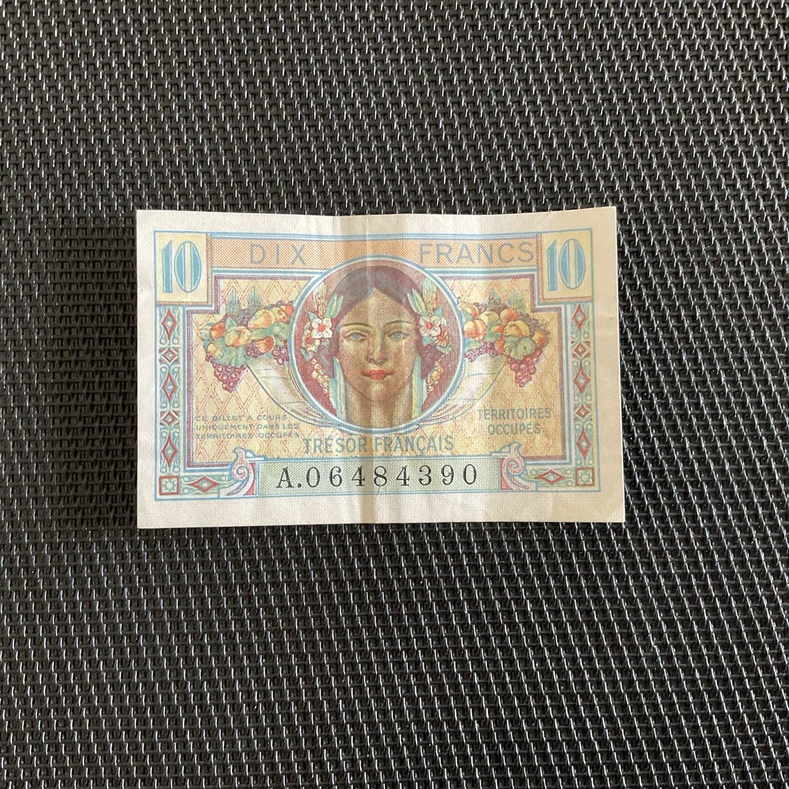 FRANCE: 10 Francs Trésor Français 1947, VF30-01, TTB+/VF+ 🇫🇷