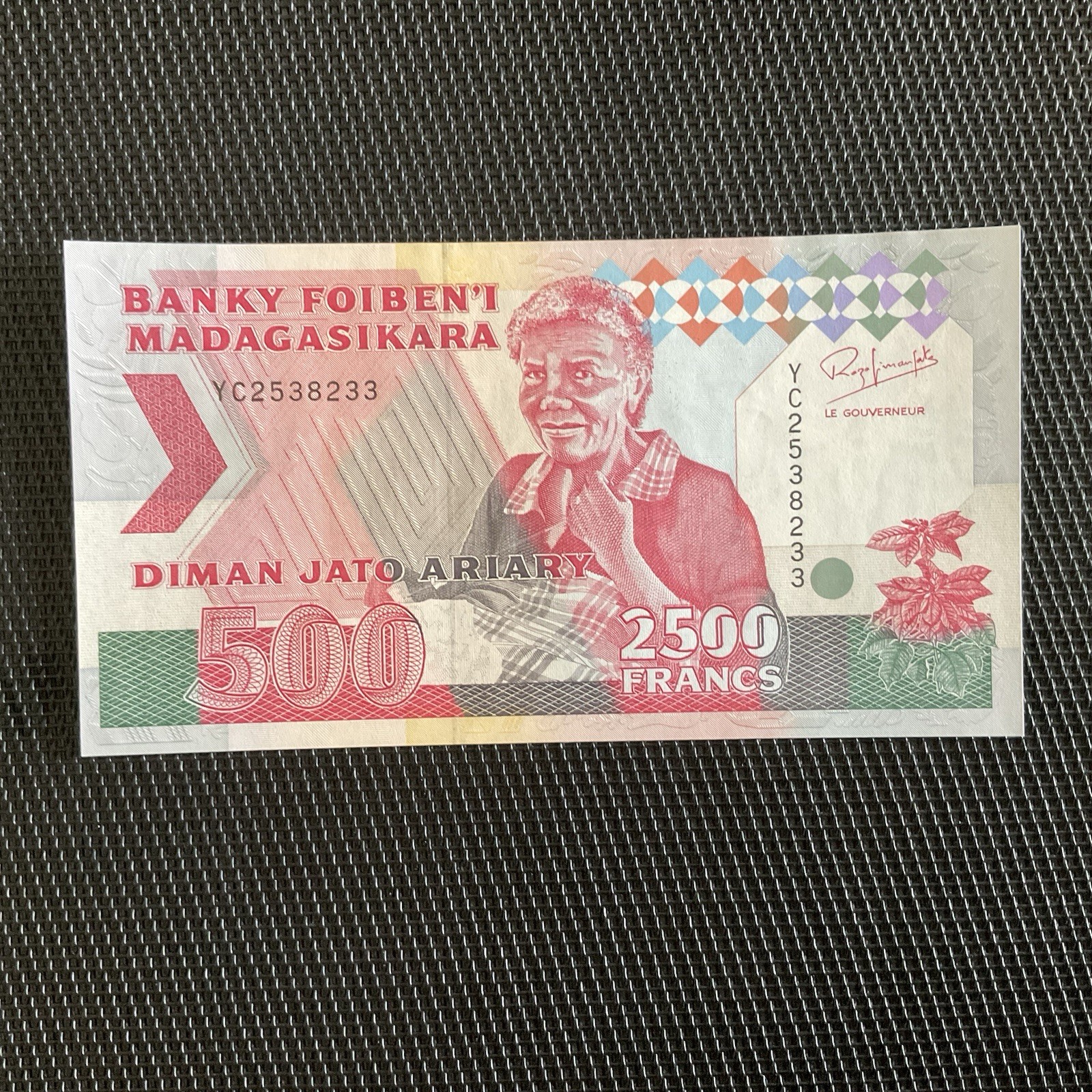 MADAGASCAR: 2500 Francs ND 1993, Pick 72Aa, Pr.NEUF/AUNC 🔥