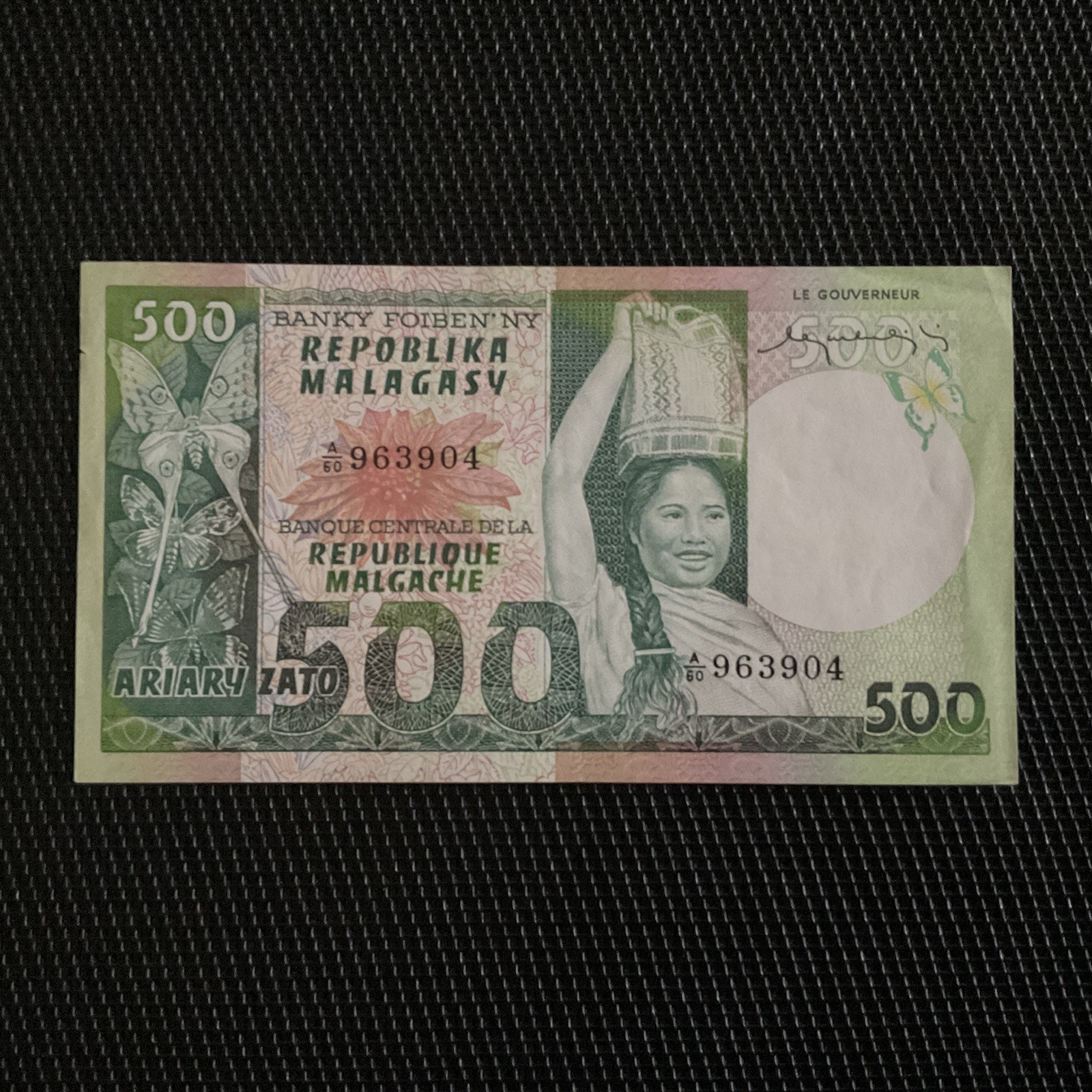 MADAGASCAR: 500 Francs ND 1974, Pick 64, SUP/XF 💥