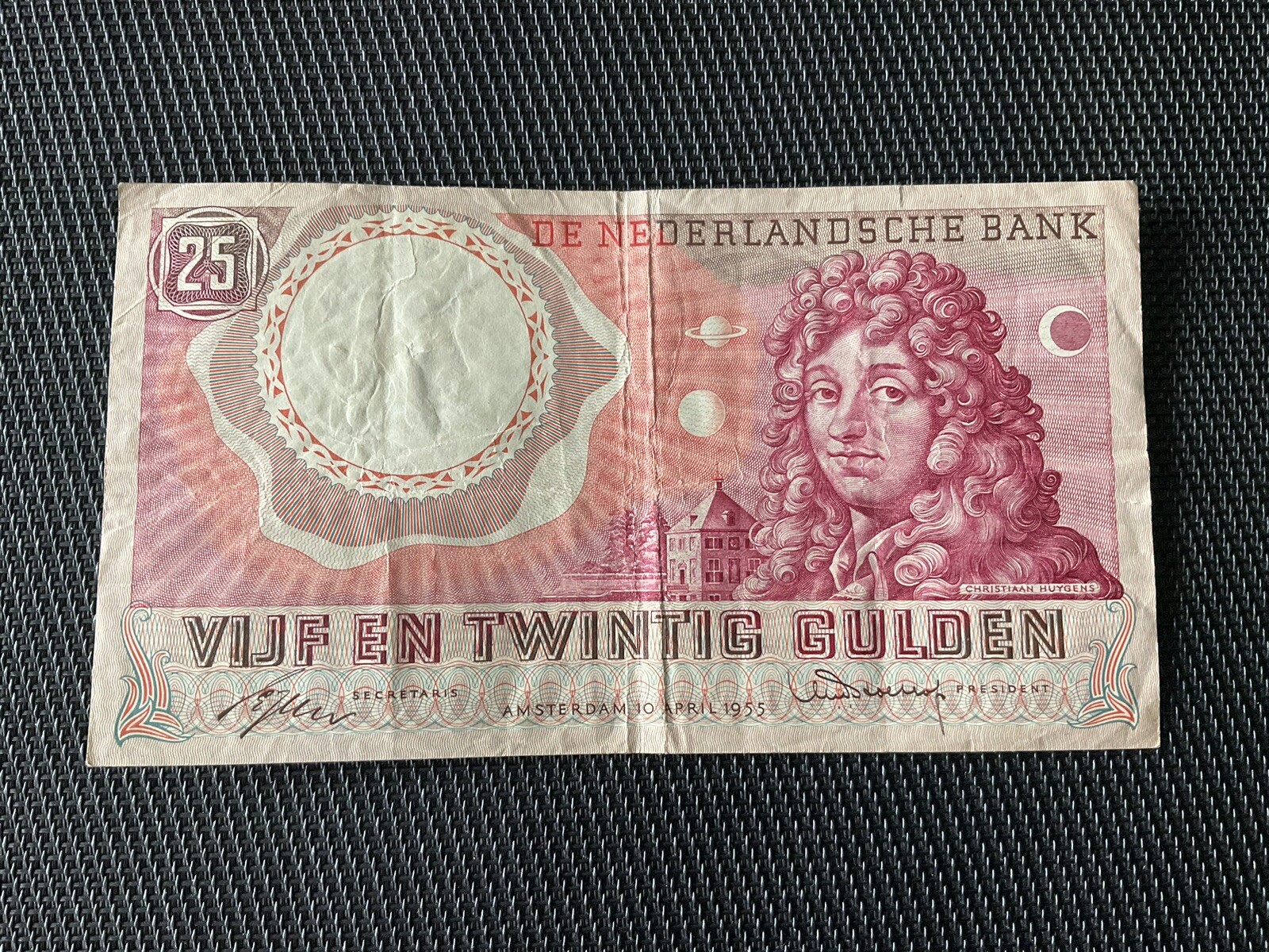 PAYS BAS: 25 Gulden 10/04/1955, Pick 87, TTB/VF 💥