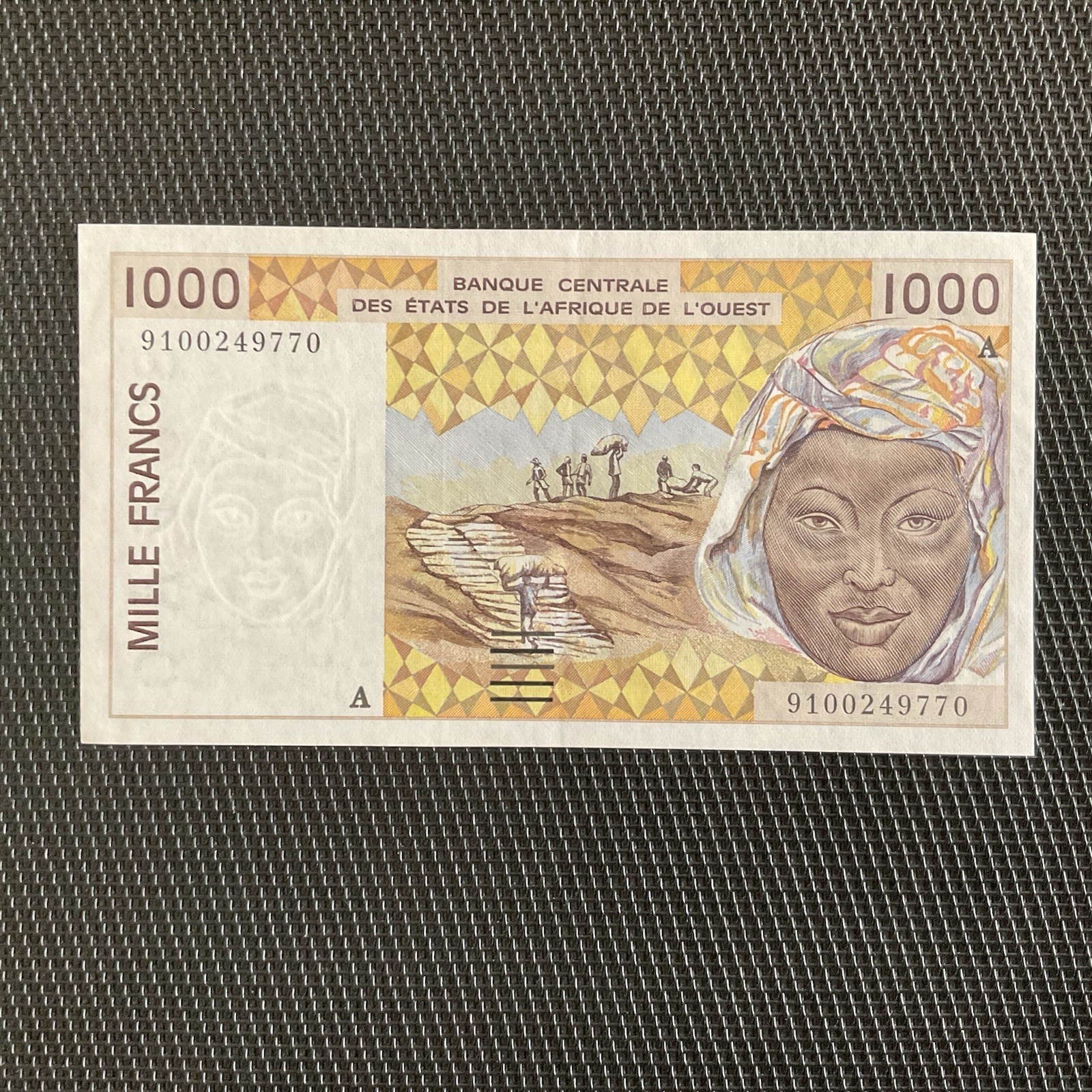CÔTE D’IVOIRE: 1000 Francs 1991, BCEAO, Pick 111Aa, Pr.NEUF/AUNC 💥