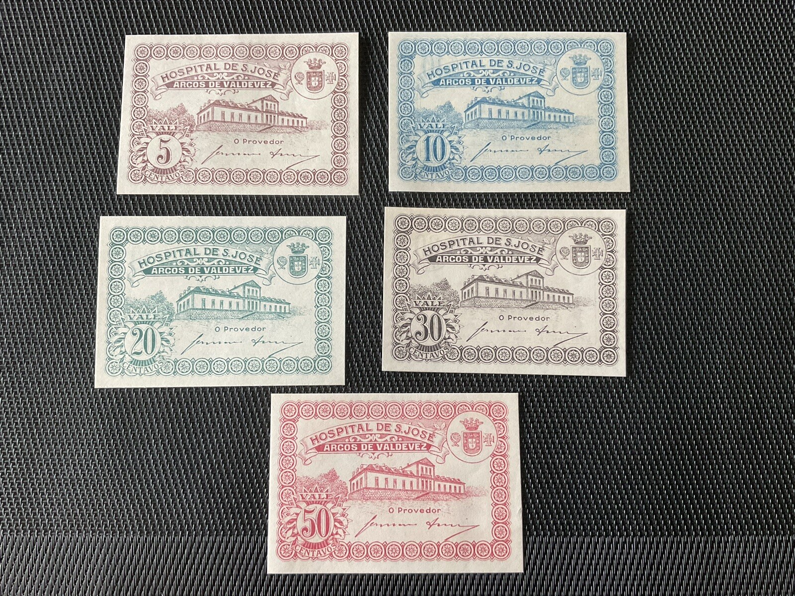PORTUGAL: 5 à 50 Centavos, Hopital San Jose Casa De Moeda, Pr.NEUFS/AUNC 💥