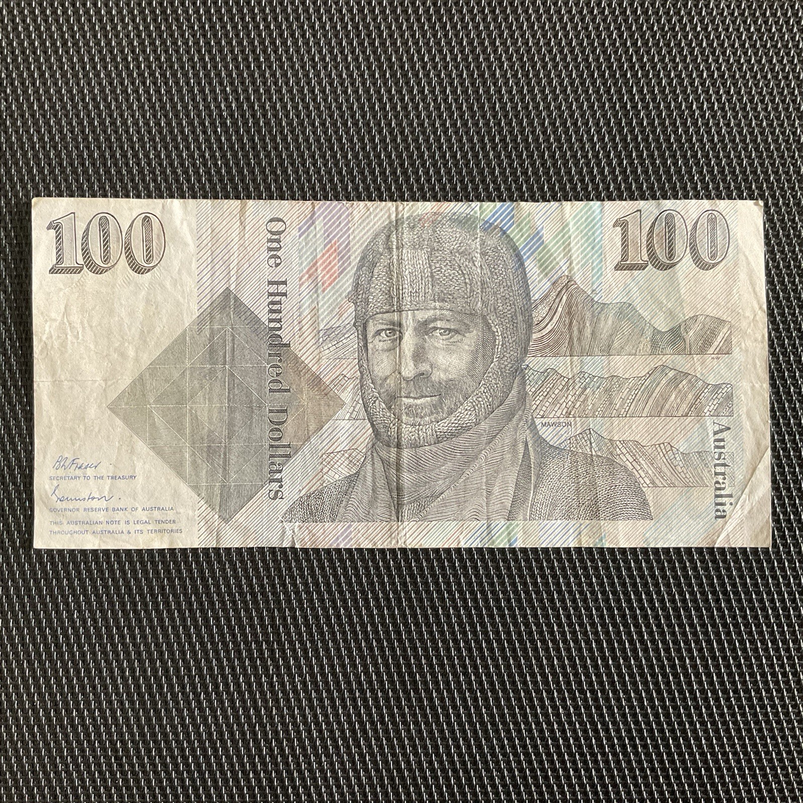 AUSTRALIE: 100 Dollars ND 1984/92, Pick 48b, TTB/VF 💥