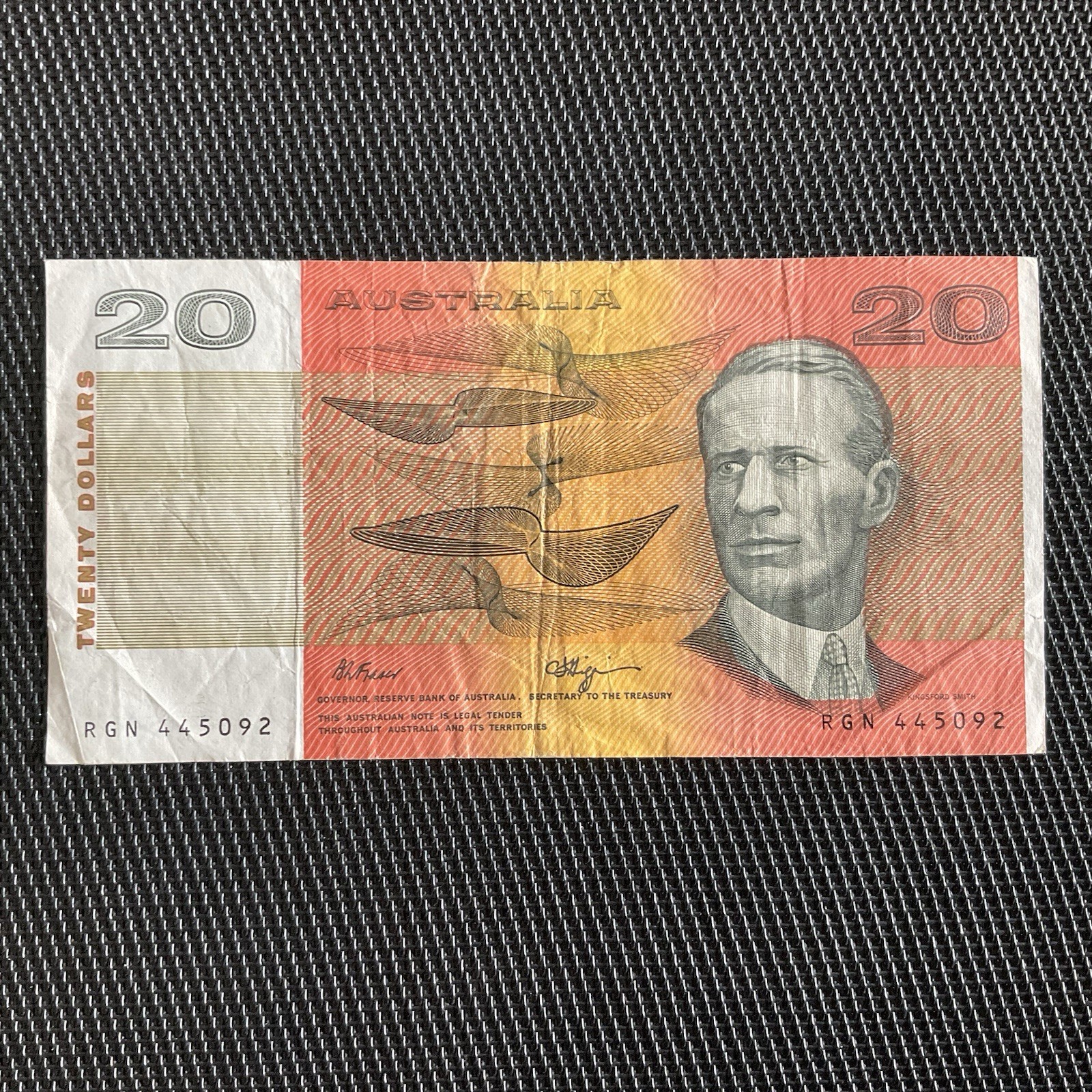 AUSTRALIE: 20 Dollars ND 1974/94, Pick 46g, TTB/VF 🌐