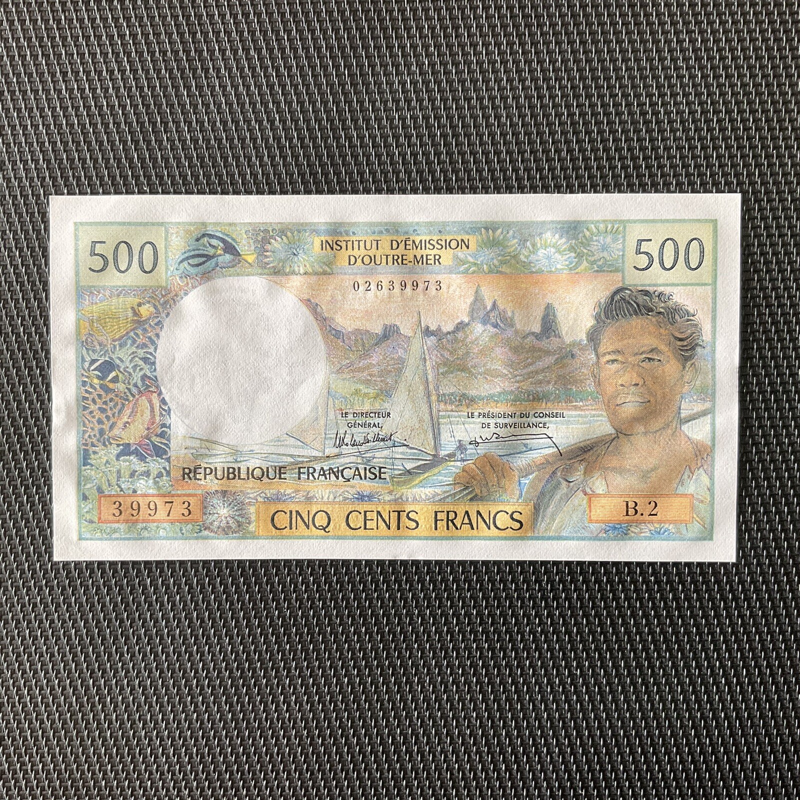 NOUVELLE CALÉDONIE: 500 Francs ND 1969/89, Pick 60e, Pr.NEUF/AUNC 🇫🇷