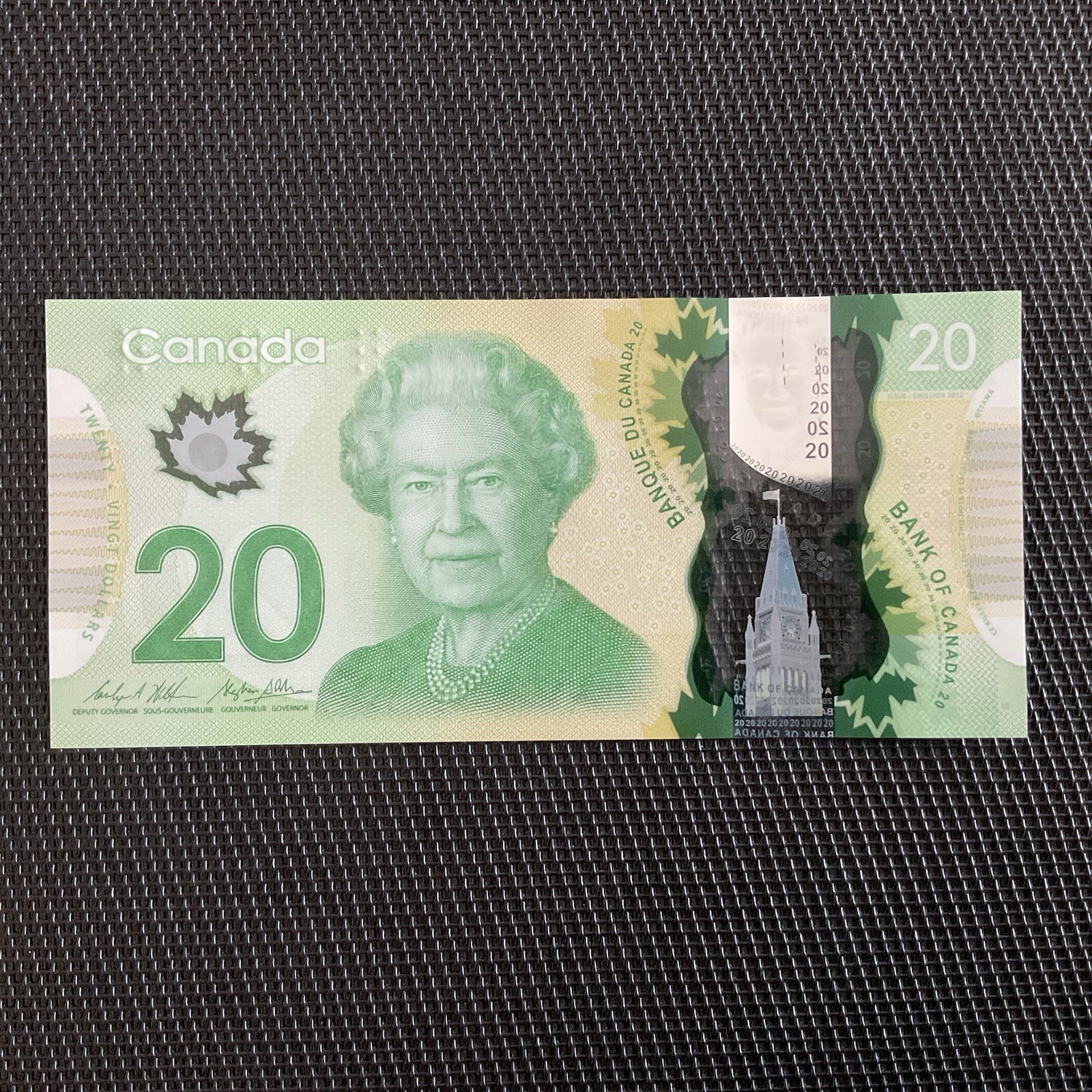 CANADA: 20 Dollars 2012, Polymère, Pick 108b, NEUF/UNC 🌐