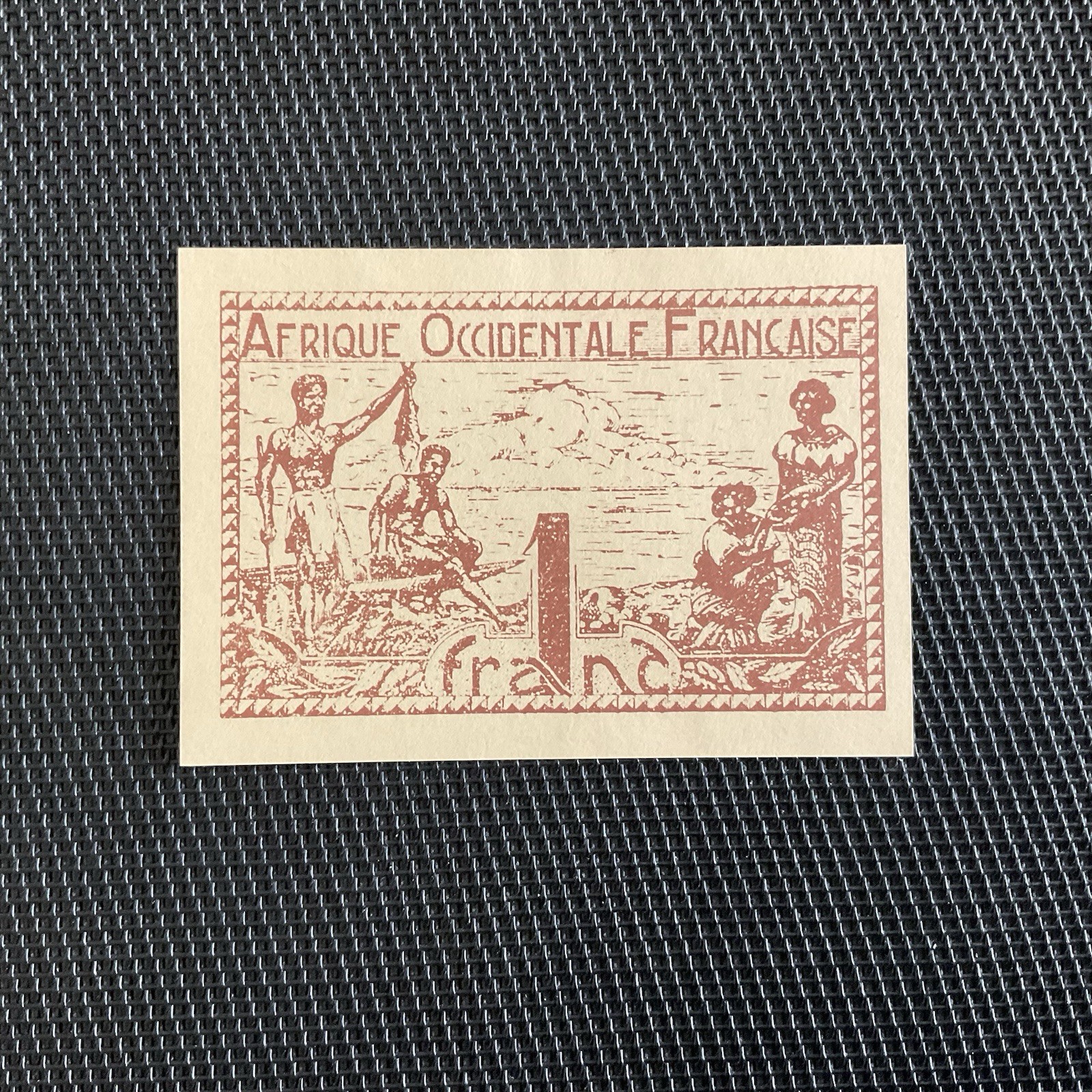AFRIQUE OCC. FRANÇAISE: 1 Franc 1944, Pick 34, NEUF/UNC 💥