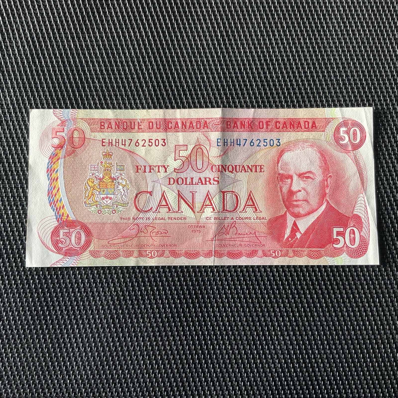 CANADA: 50 Dollars 1975, Pick 90b, SUP/XF 🔥