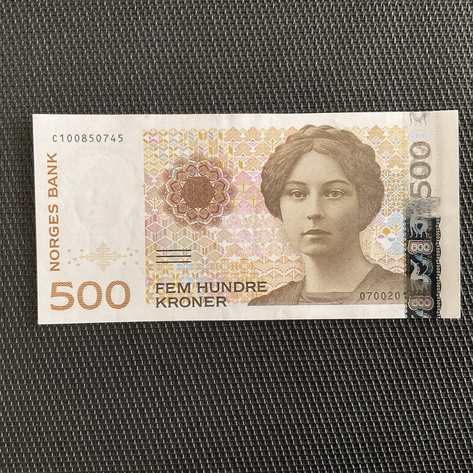 NORVÈGE: 500 Kroner 2012, Pick 51f, SUP+/XF+ 💥