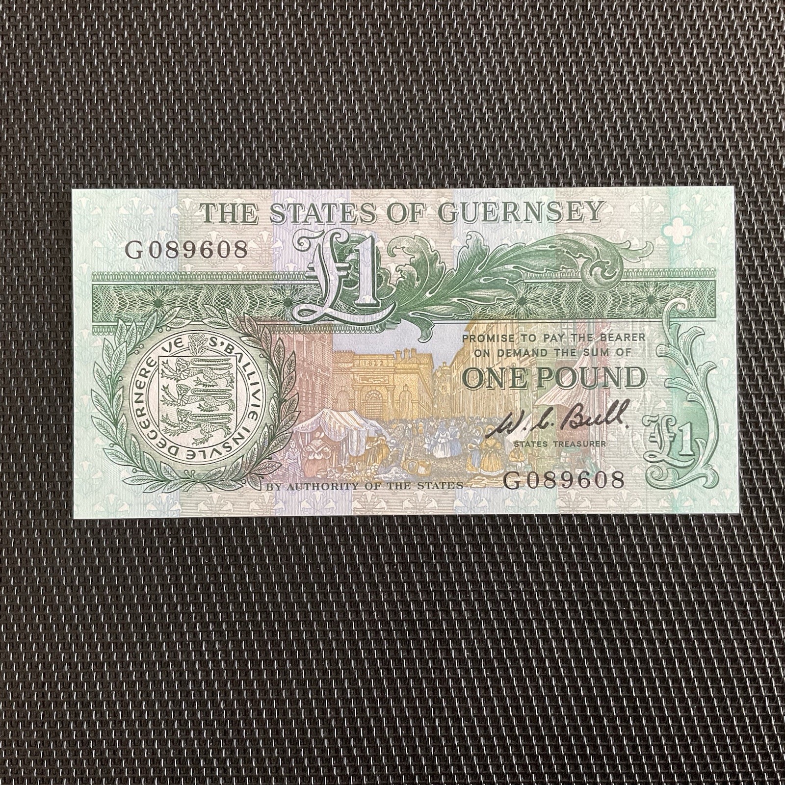 GUERNESEY: 1 Pound ND 1980, Pick 48a, NEUF/UNC 🔥