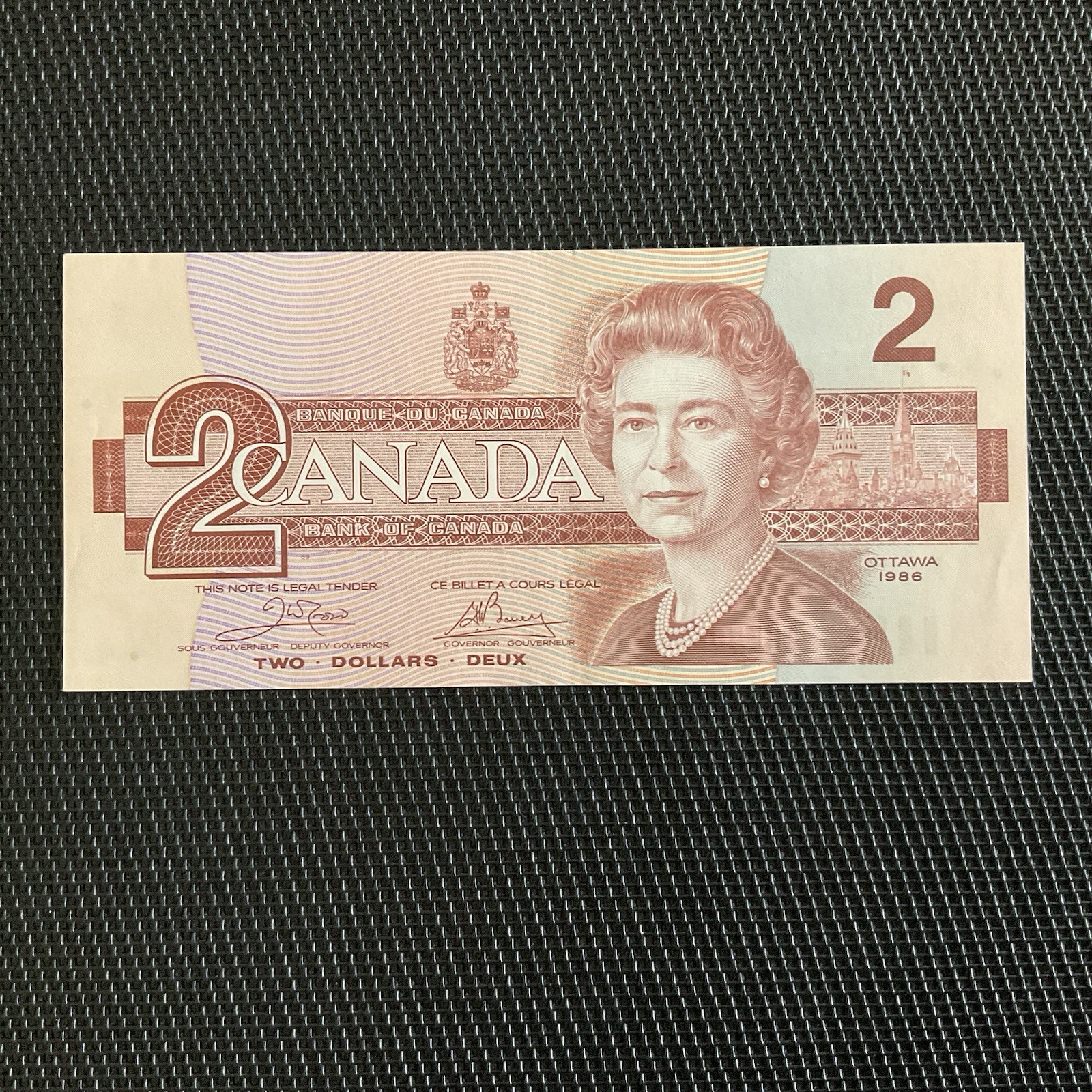 CANADA: 2 Dollars 1986, Pick 94a, Pr.NEUF/AUNC 💥
