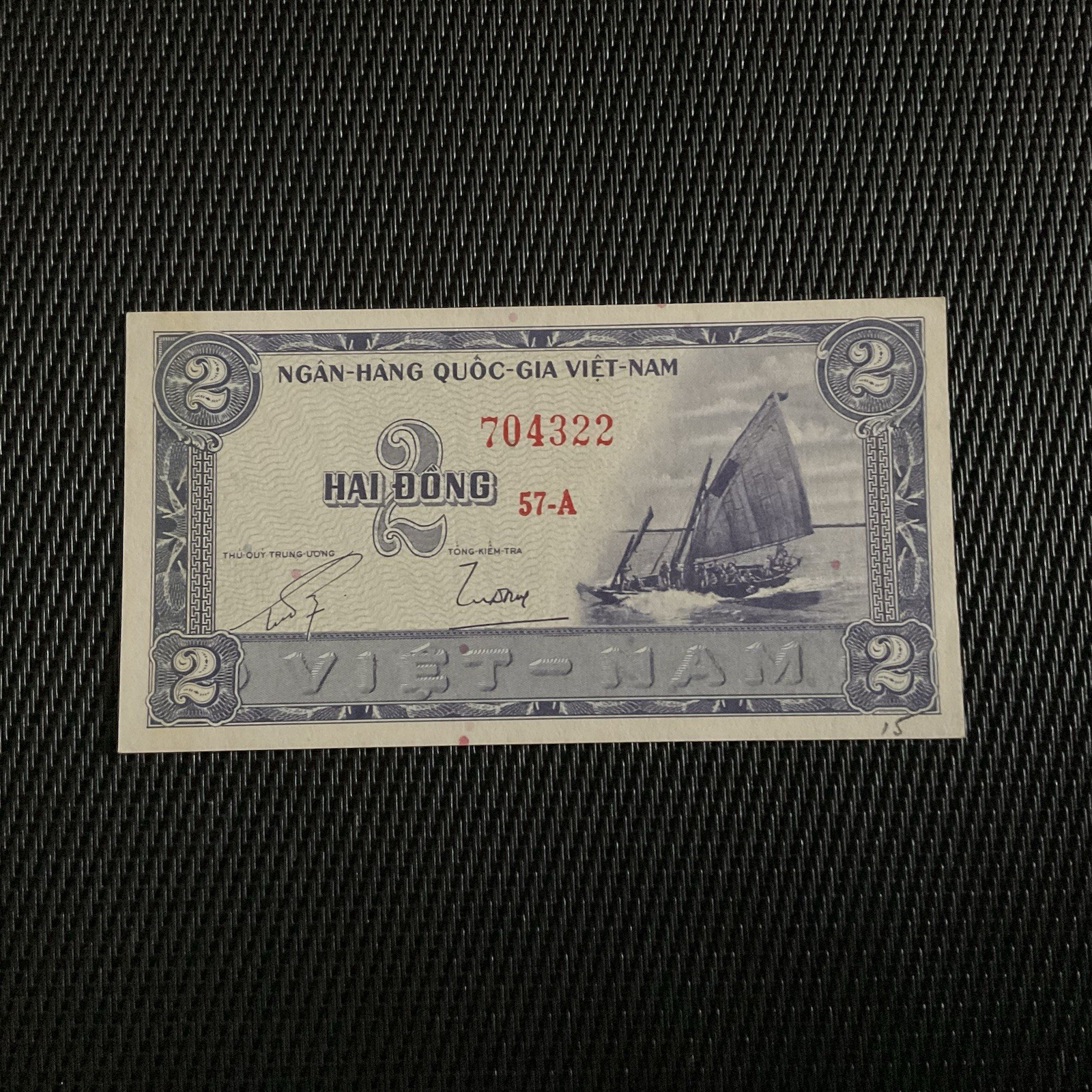VIETNAM: 2 Dong ND 1955, Pick 12, Pr.NEUF/AUNC 💥