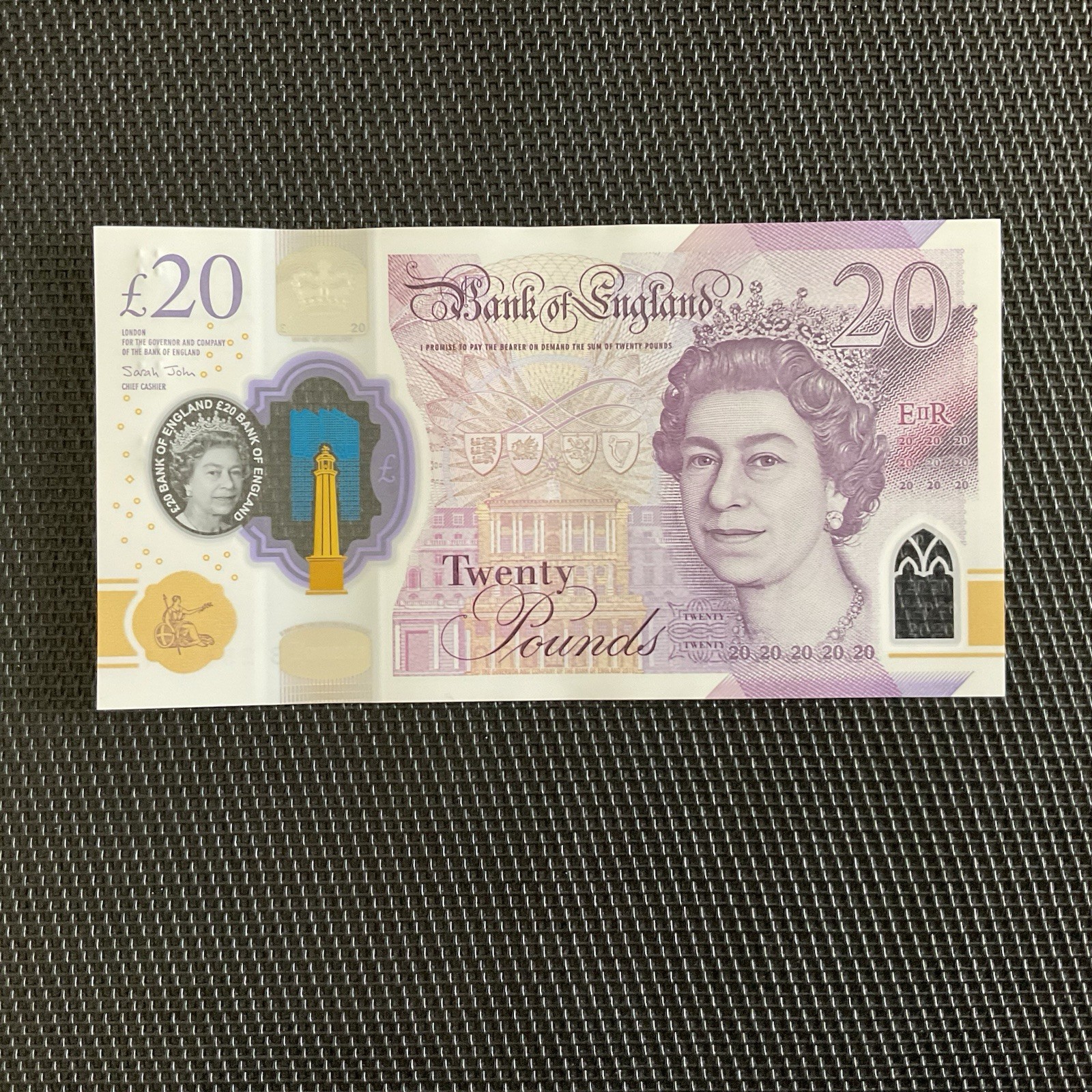 ROYAUME UNI: 20 Pounds ND 2018, Polymère, Pick 396, NEUF/UNC 💥