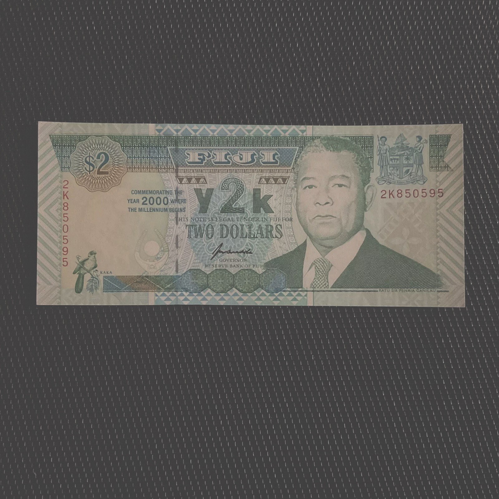 ILES FIDJI: 2 Dollars 2000, Commémoratif, Pick 102, NEUF/UNC 💥