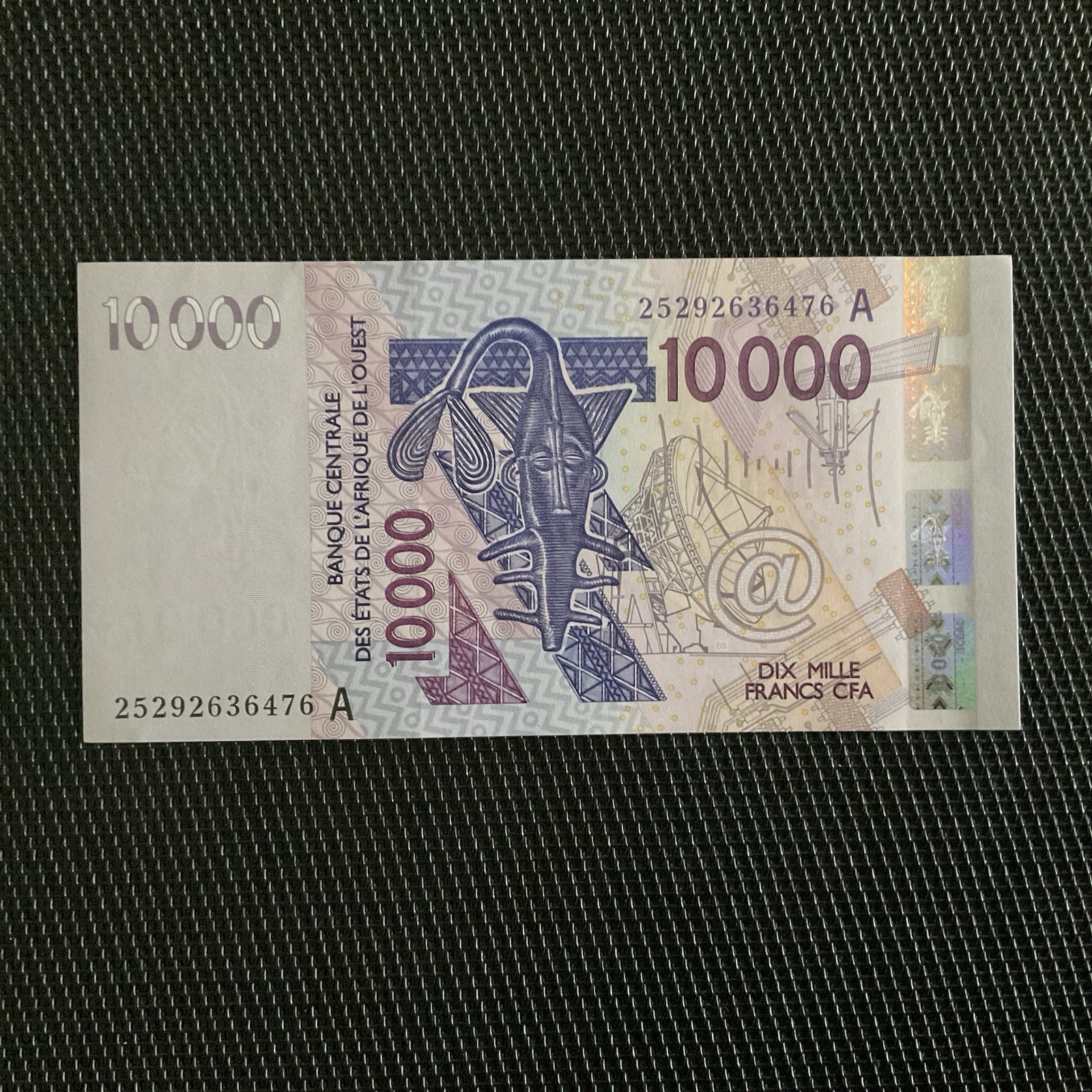 CÔTE D’IVOIRE: 10 000 Francs 2025, BCEAO, Pick 118Ax, NEUF/UNC 🌐