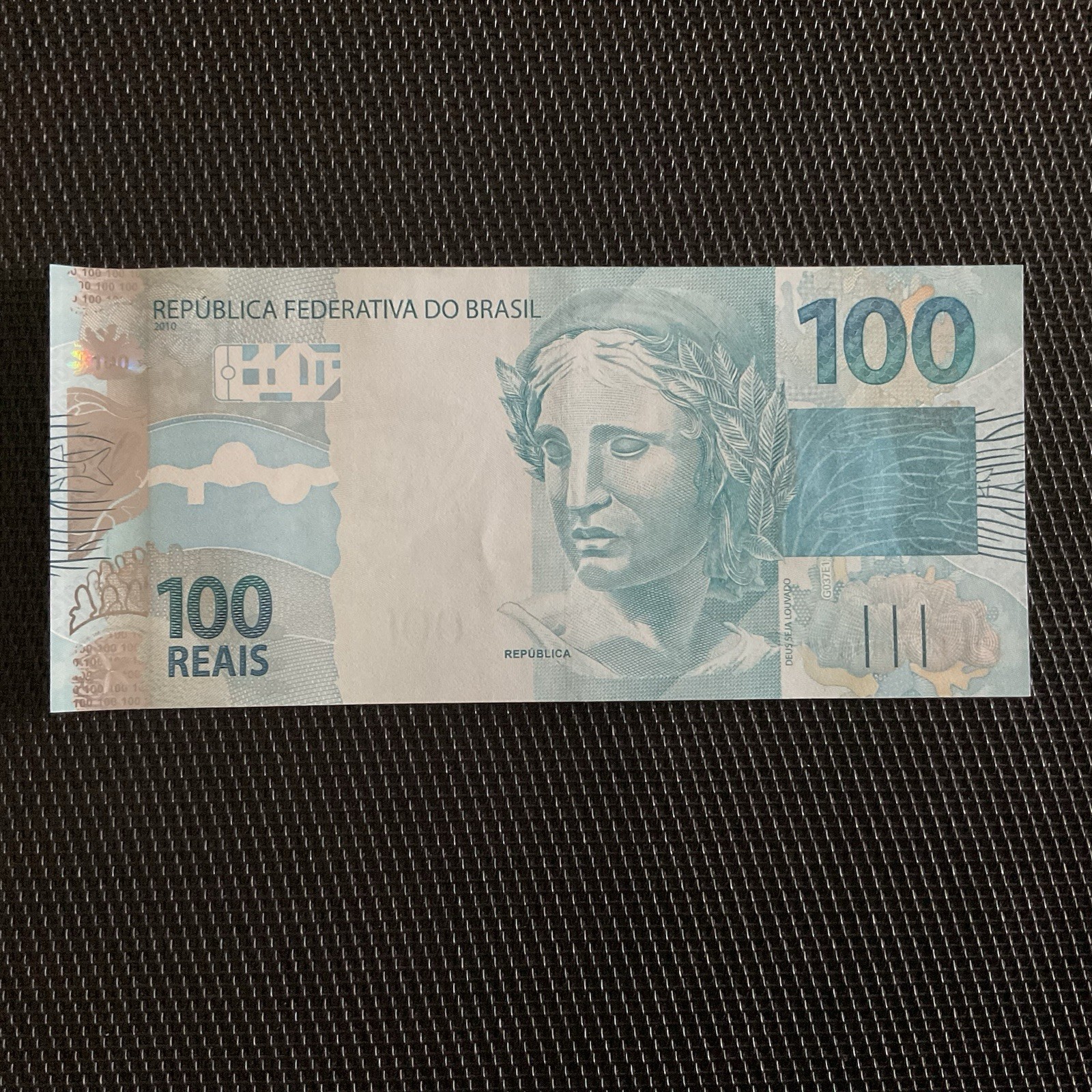 BRÉSIL: 100 Réais 2010, Pick 257g, NEUF/UNC 🔥