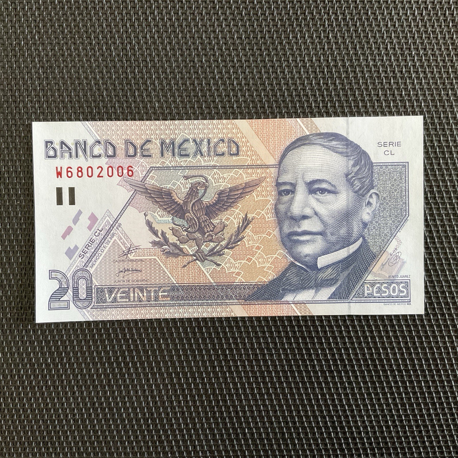 MEXIQUE: 50 Pesos 10/12/1992, Pick 100, NEUF/UNC 🌐