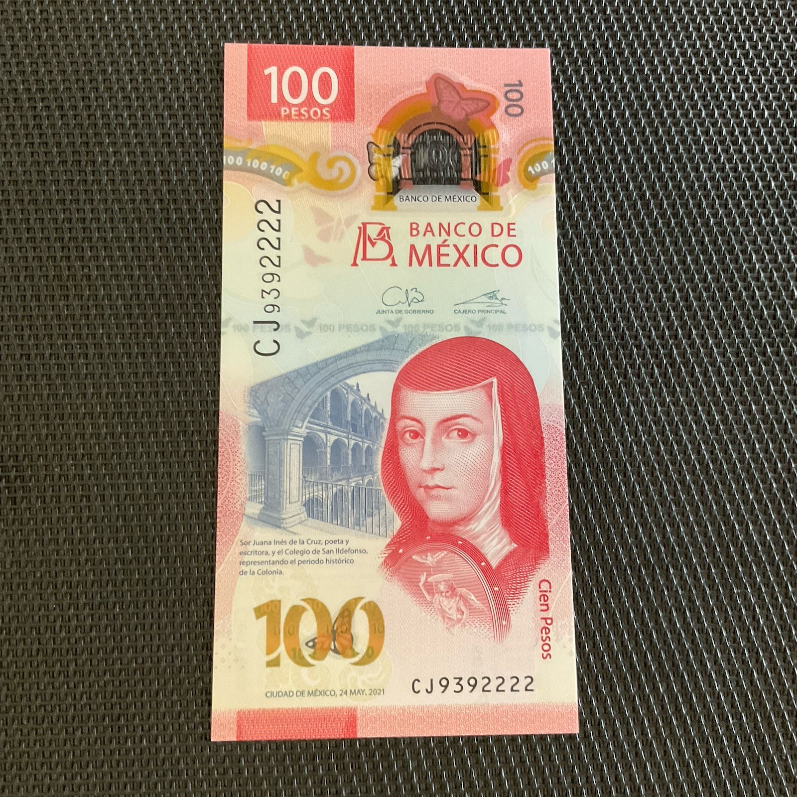 MEXIQUE: 100 Pesos 2021, Polymère, Pick 134, NEUF/UNC 🔥